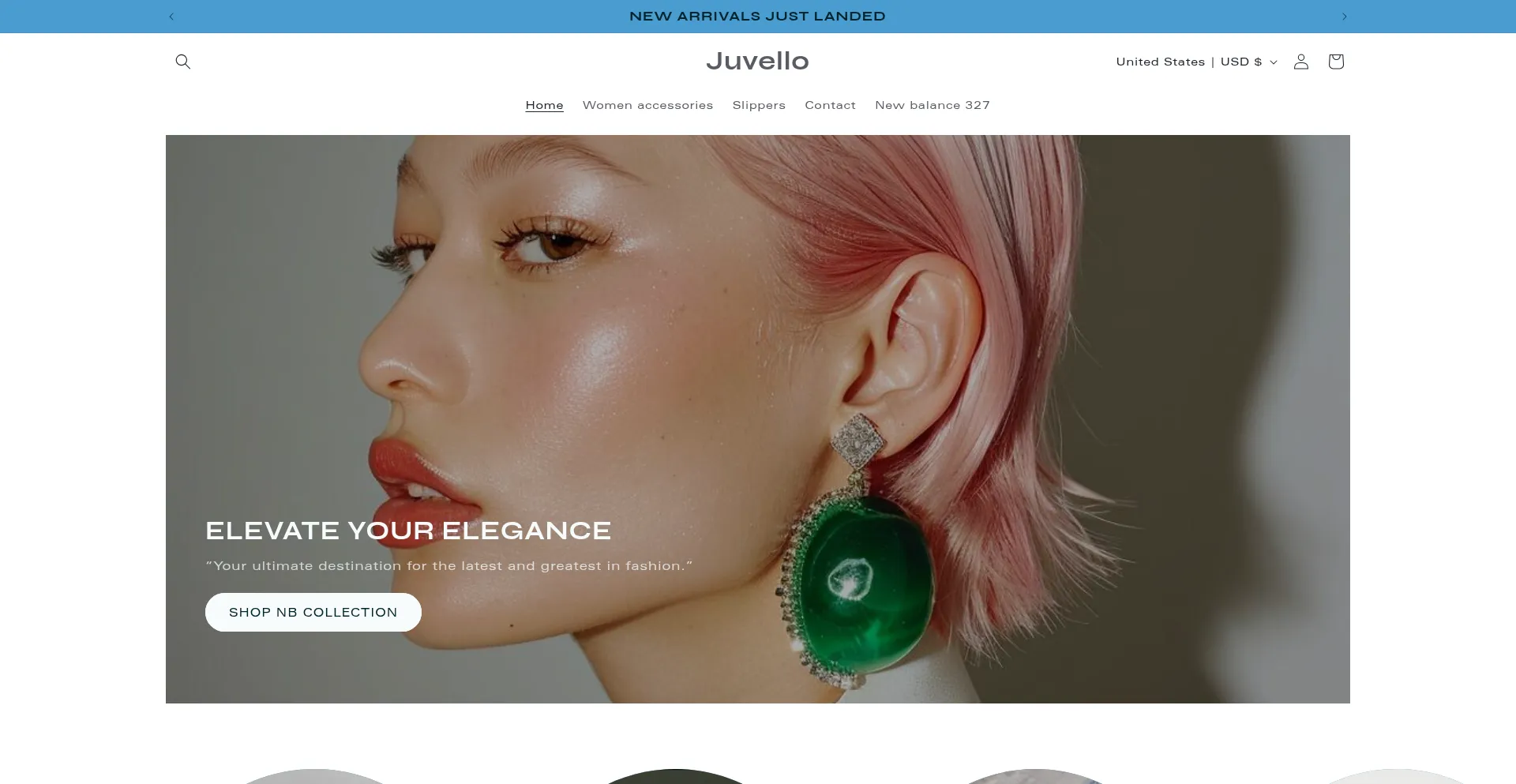 Website screenshot of Juvello.au