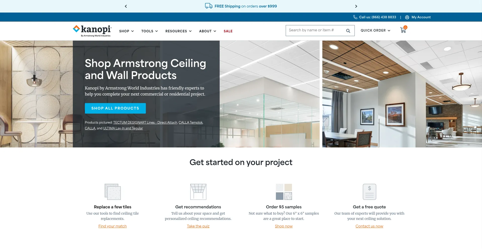 Website screenshot of Kanopibyarmstrong.com