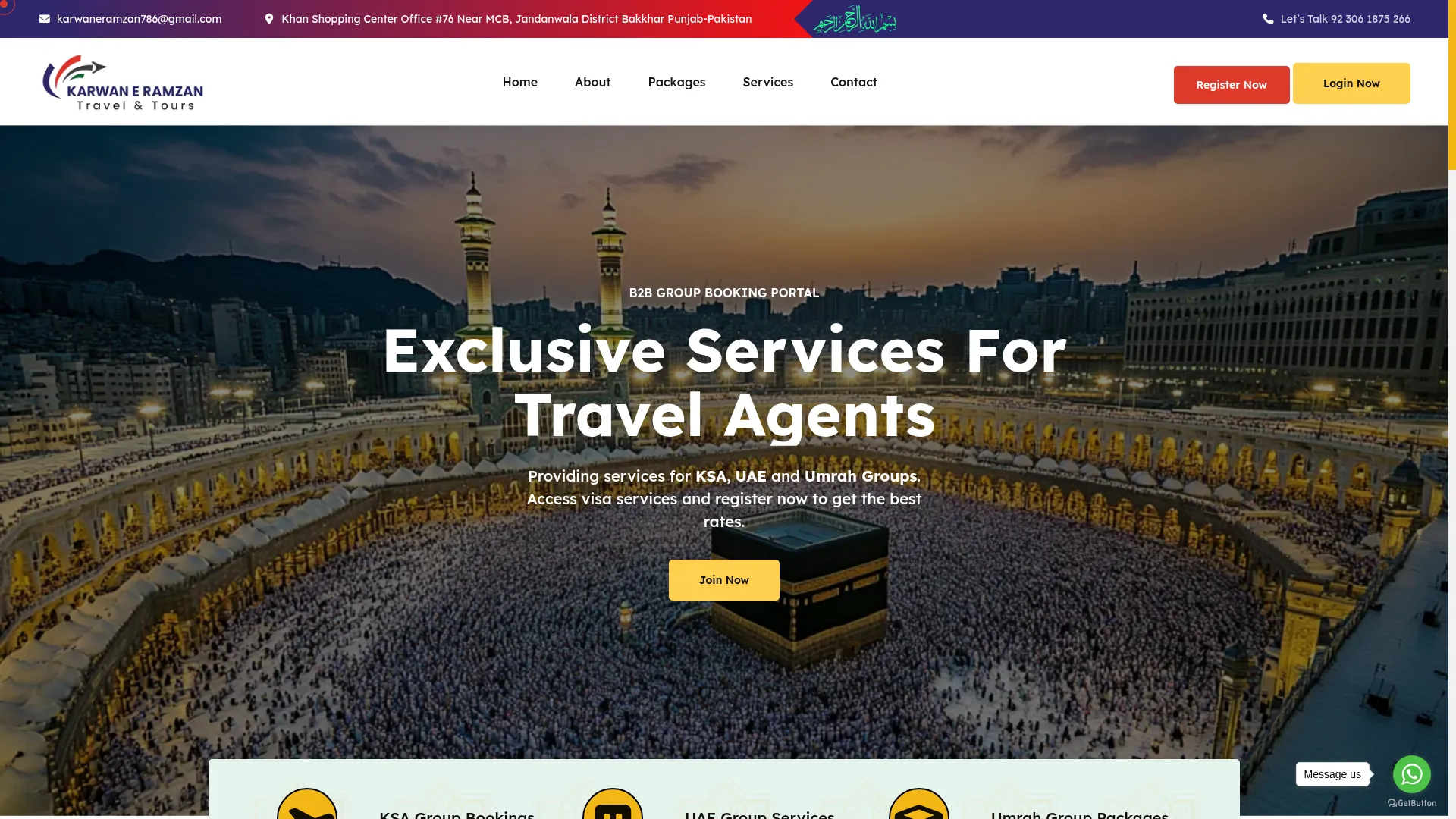 Karwaneramzantravel.com