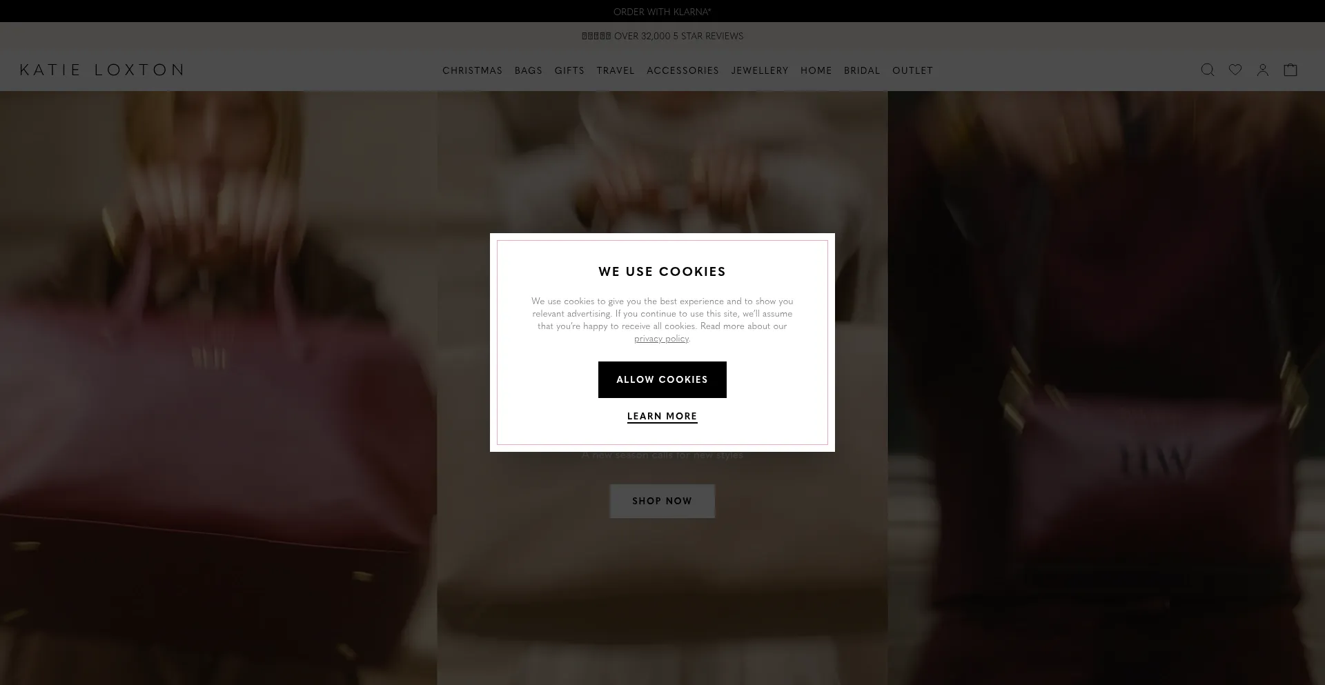 Katieloxton.com Screenshot