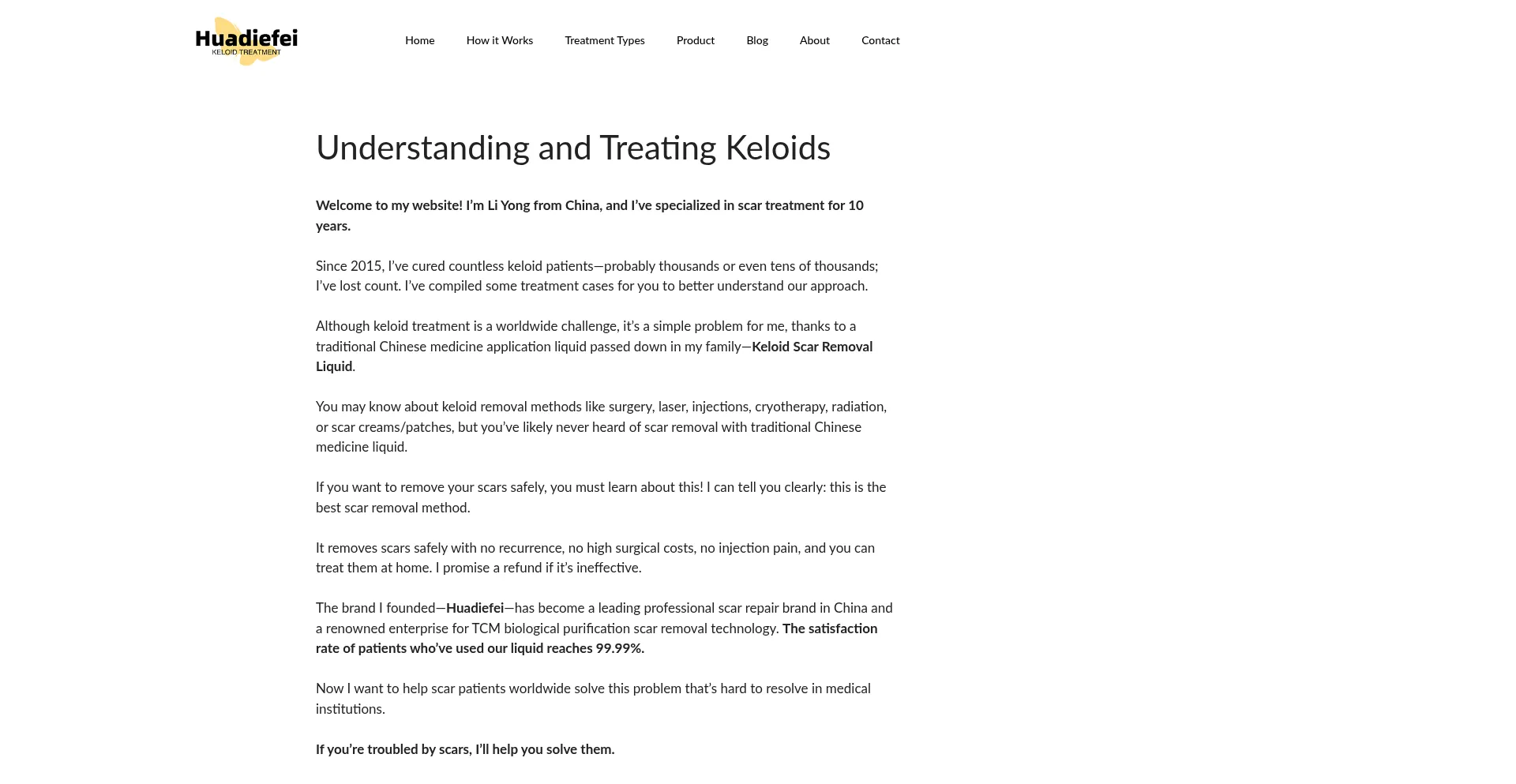 Ist Keloidstreatment.com sicher und vertrauenswürdig?