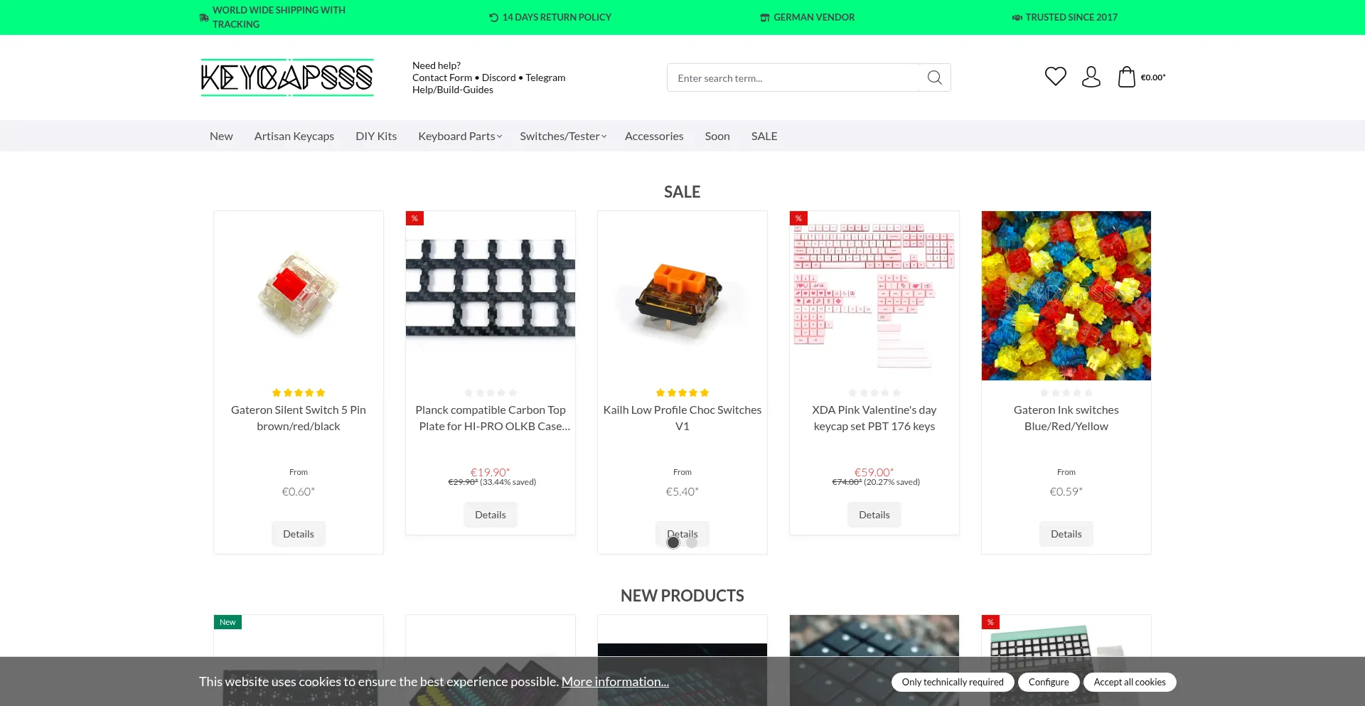 Ist Keycapsss.com sicher und vertrauenswürdig?