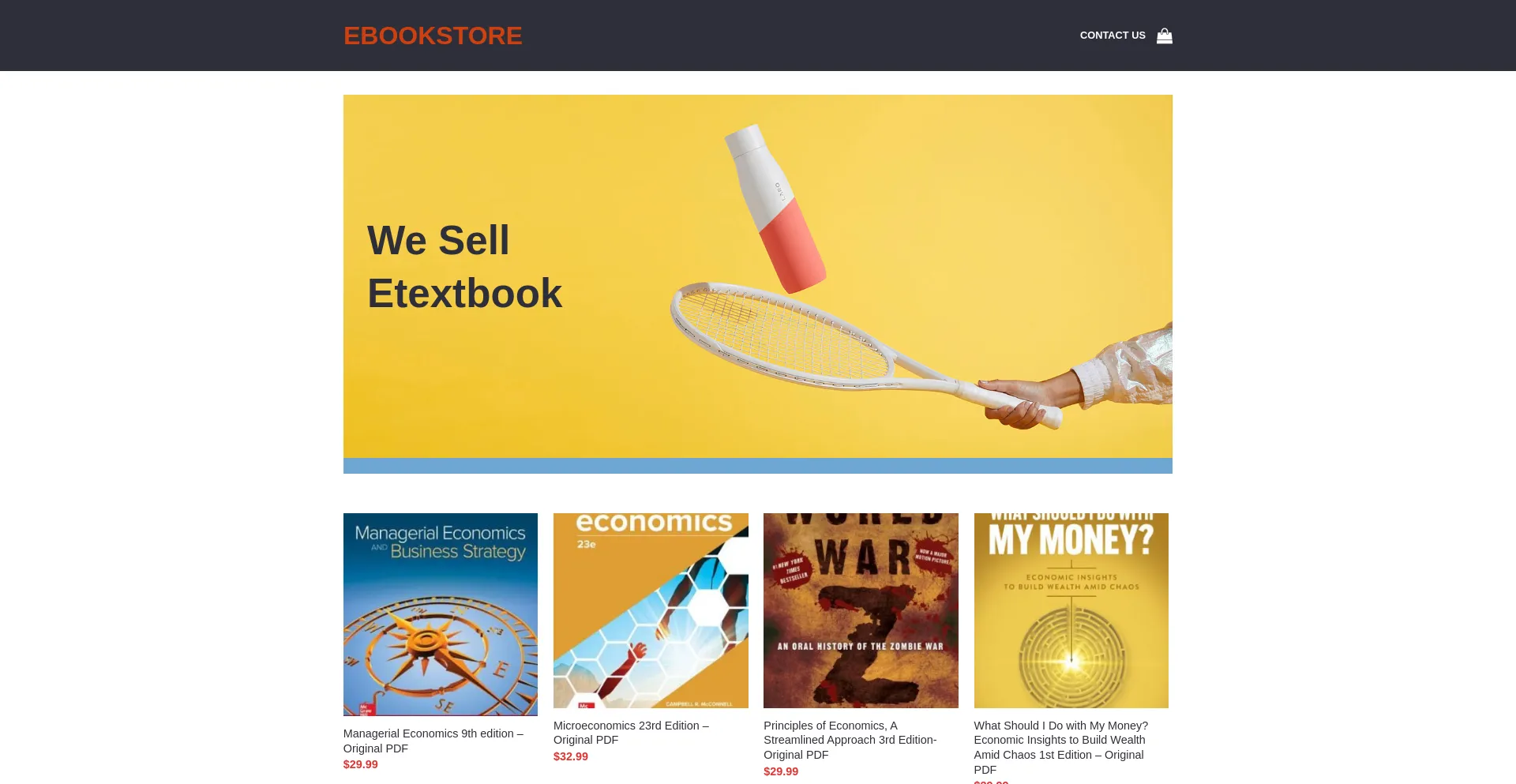 Website screenshot of Kfcbooks.com