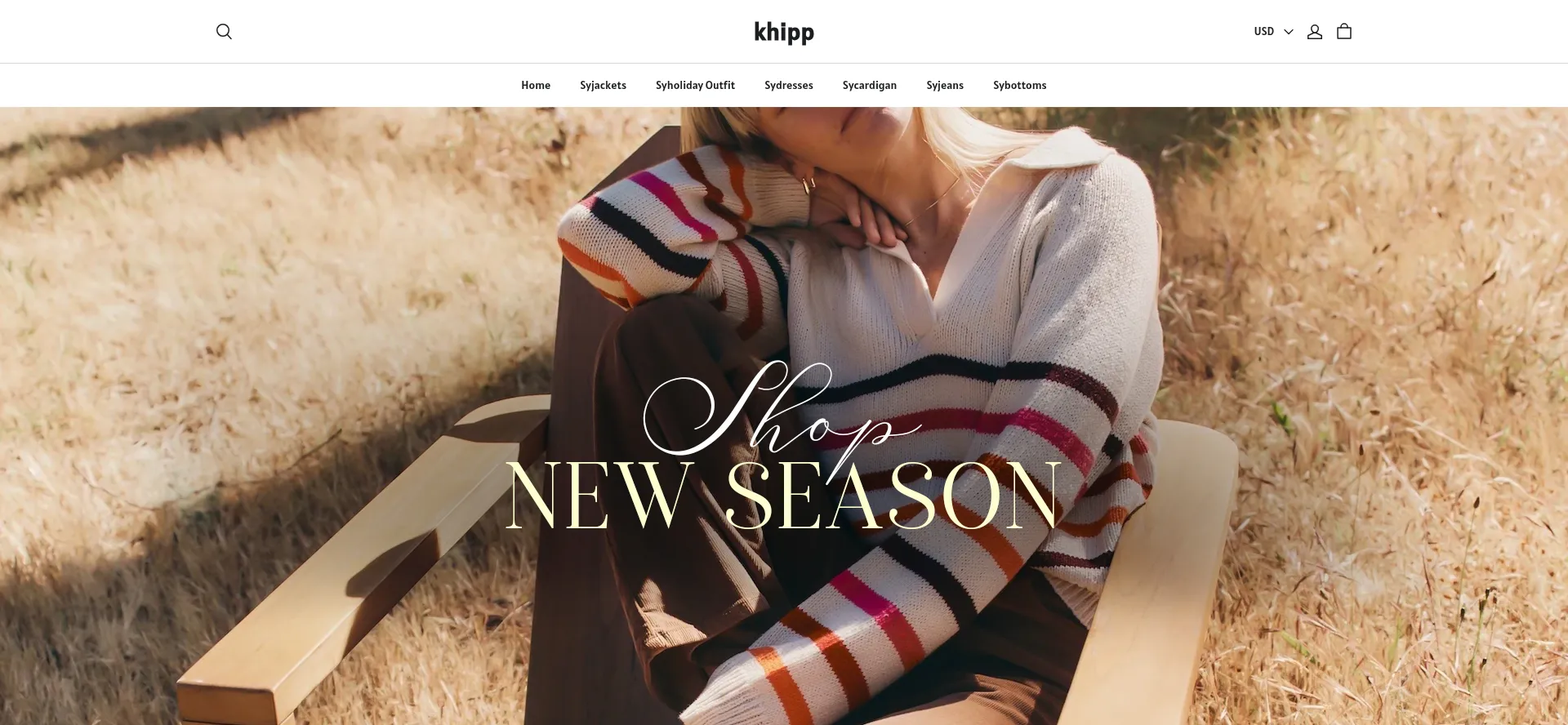 Website screenshot of Khipp.com