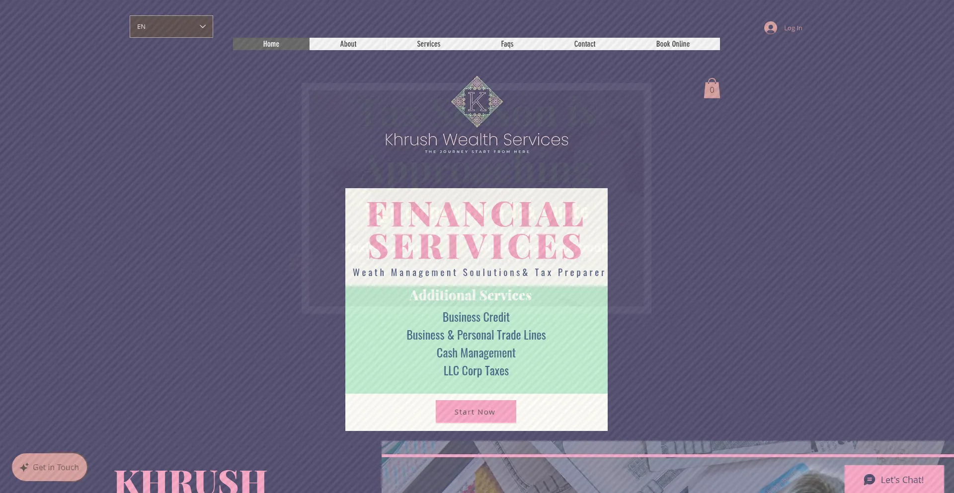 Khrushwealthservices.com Screenshot