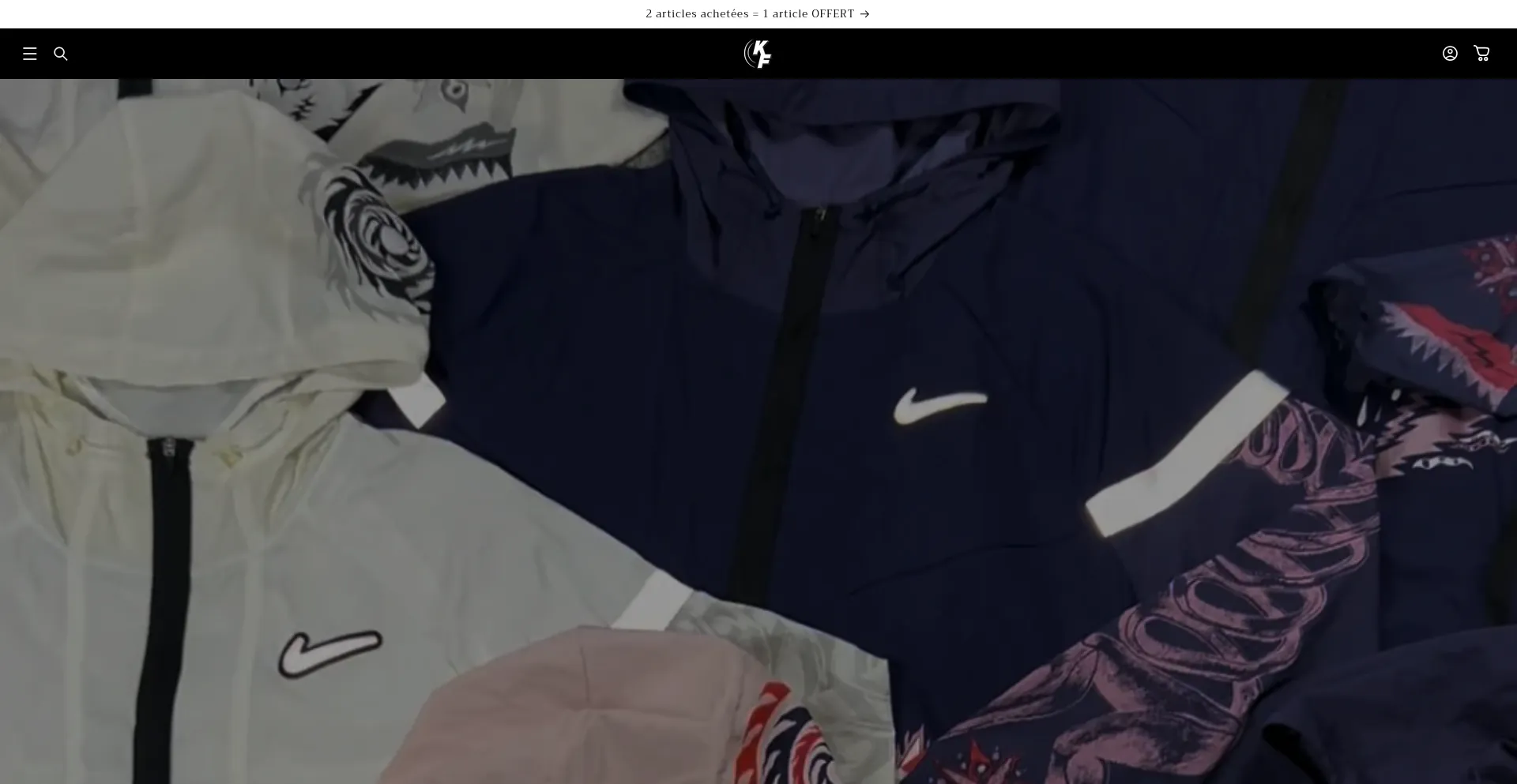 Website screenshot of Kickzfresh.com