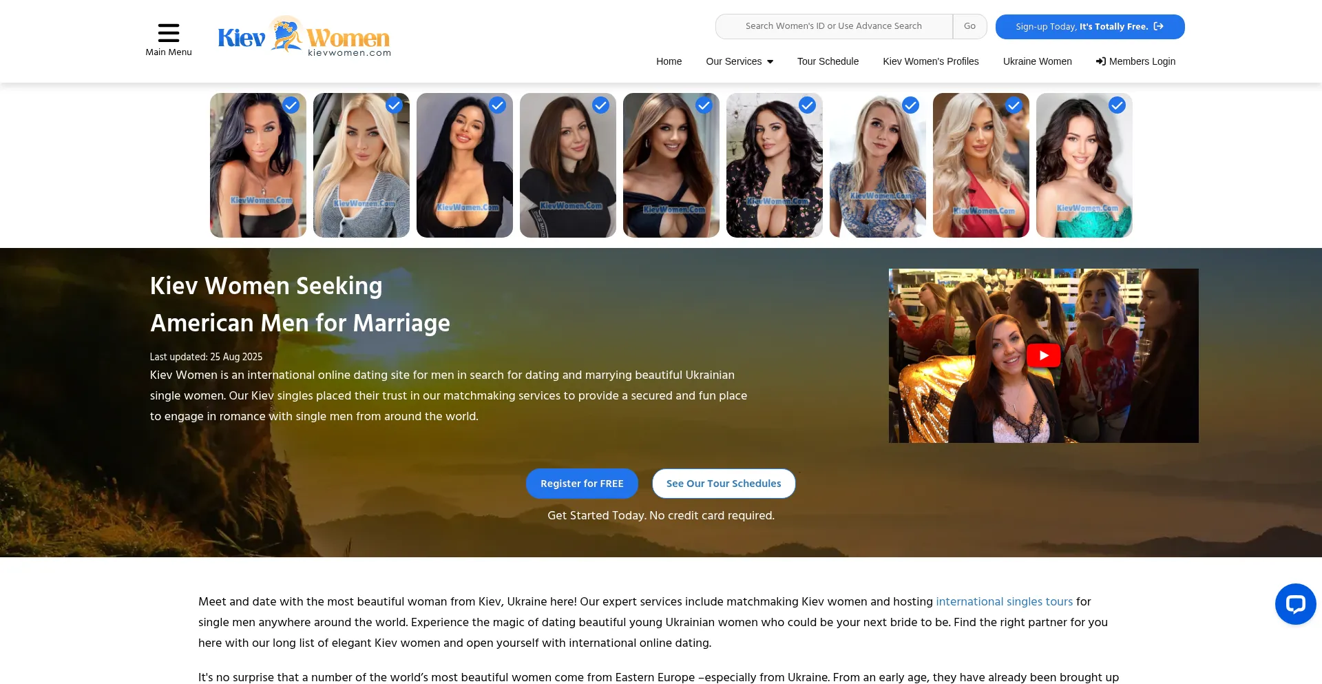 Kievwomen.com Screenshot