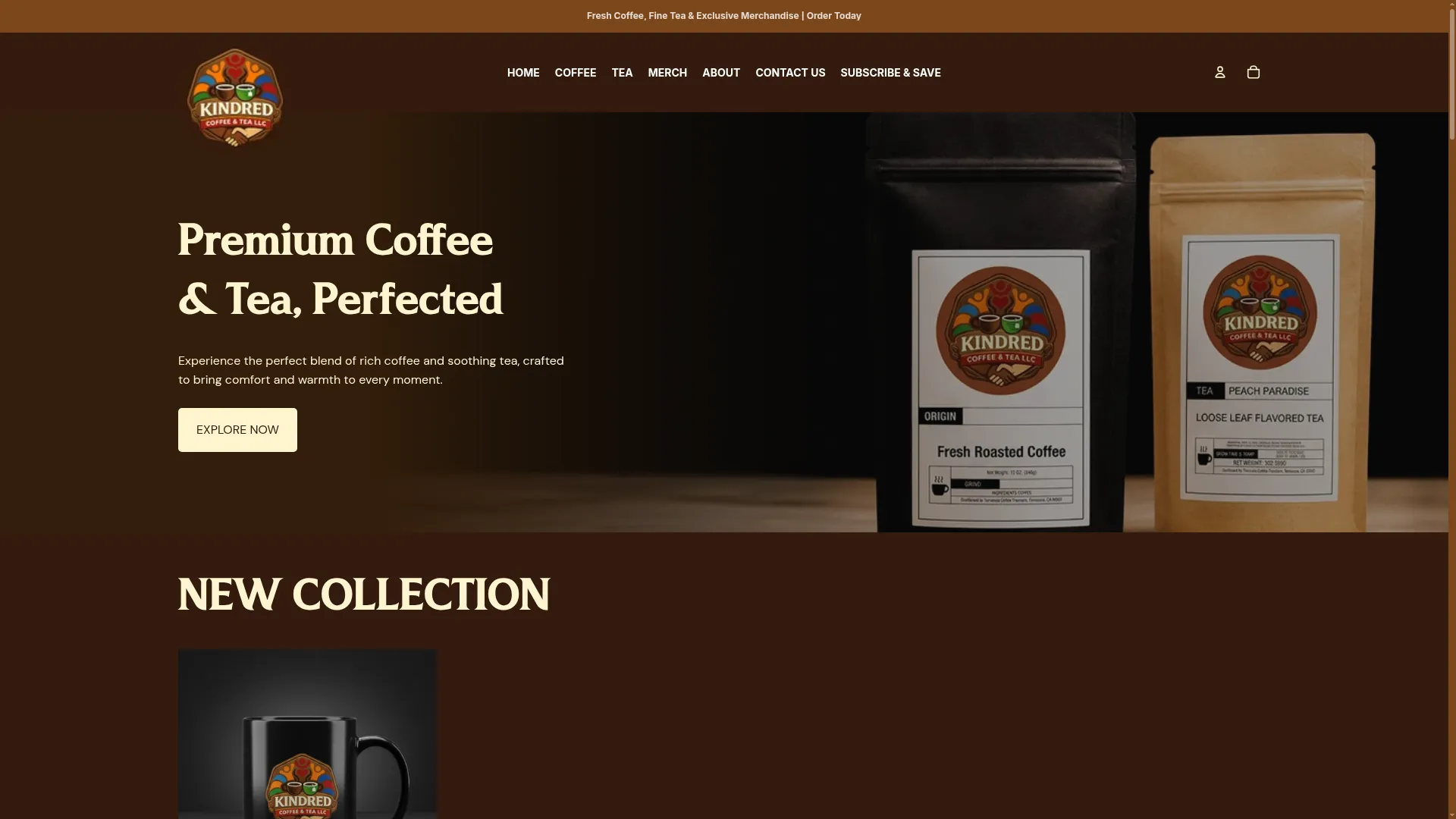 Kindredcoffeeandtea.com