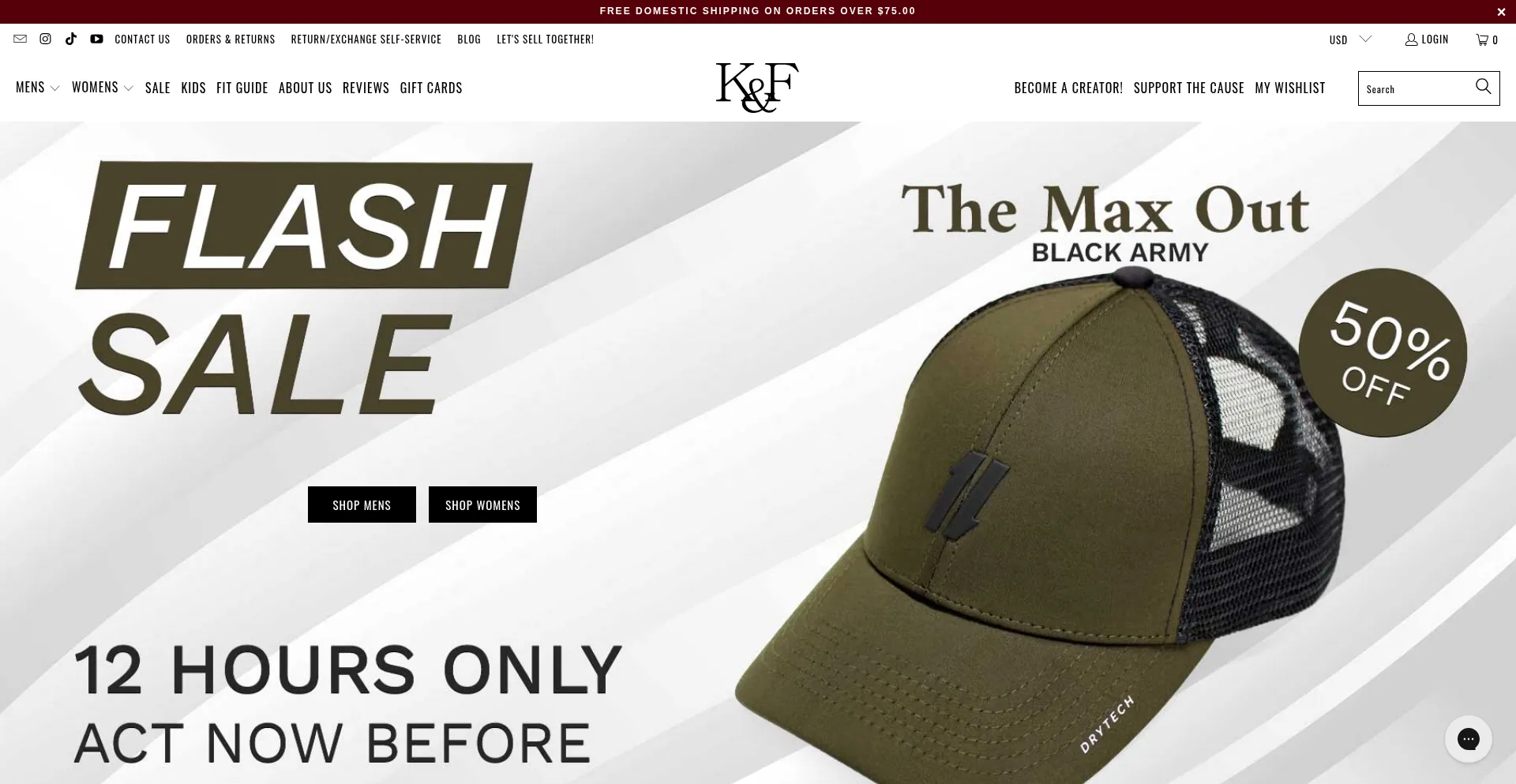 Kingandfifth.com Screenshot