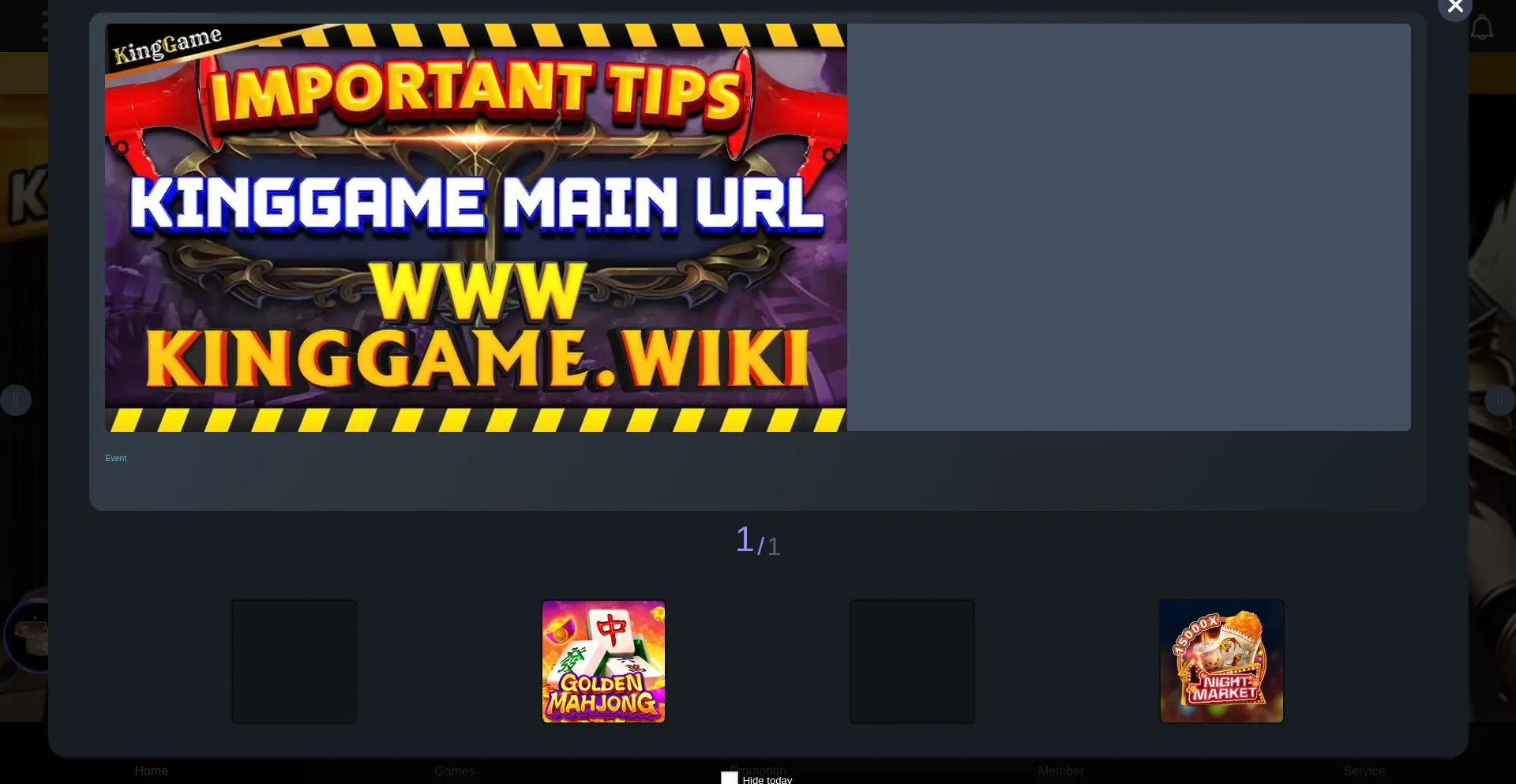 Kinggame.wiki Screenshot