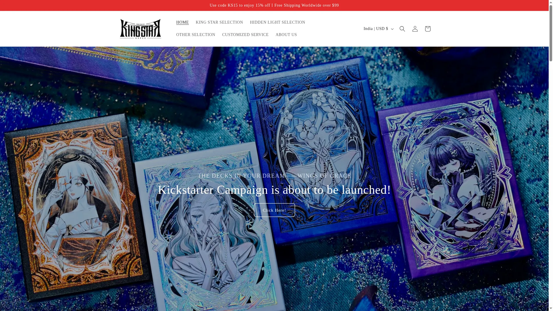 Kingstarplayingcards.com