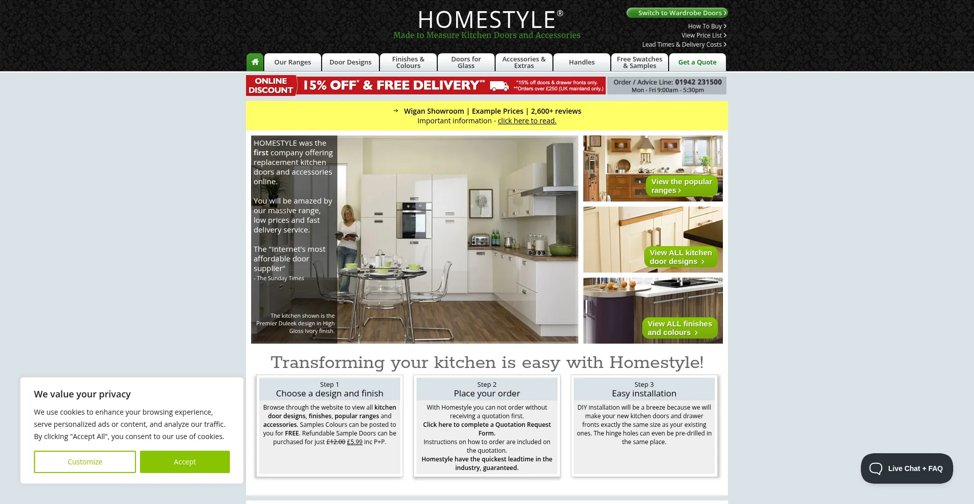 Kitchenandbedroomdoors.co.uk