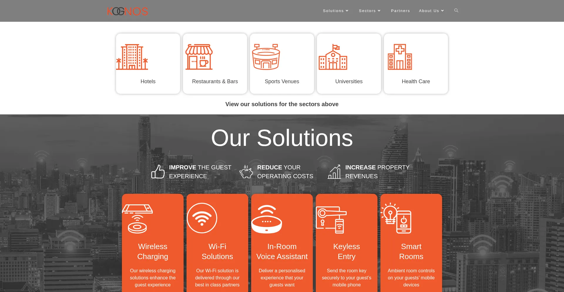 Website screenshot of Kognos.co.uk