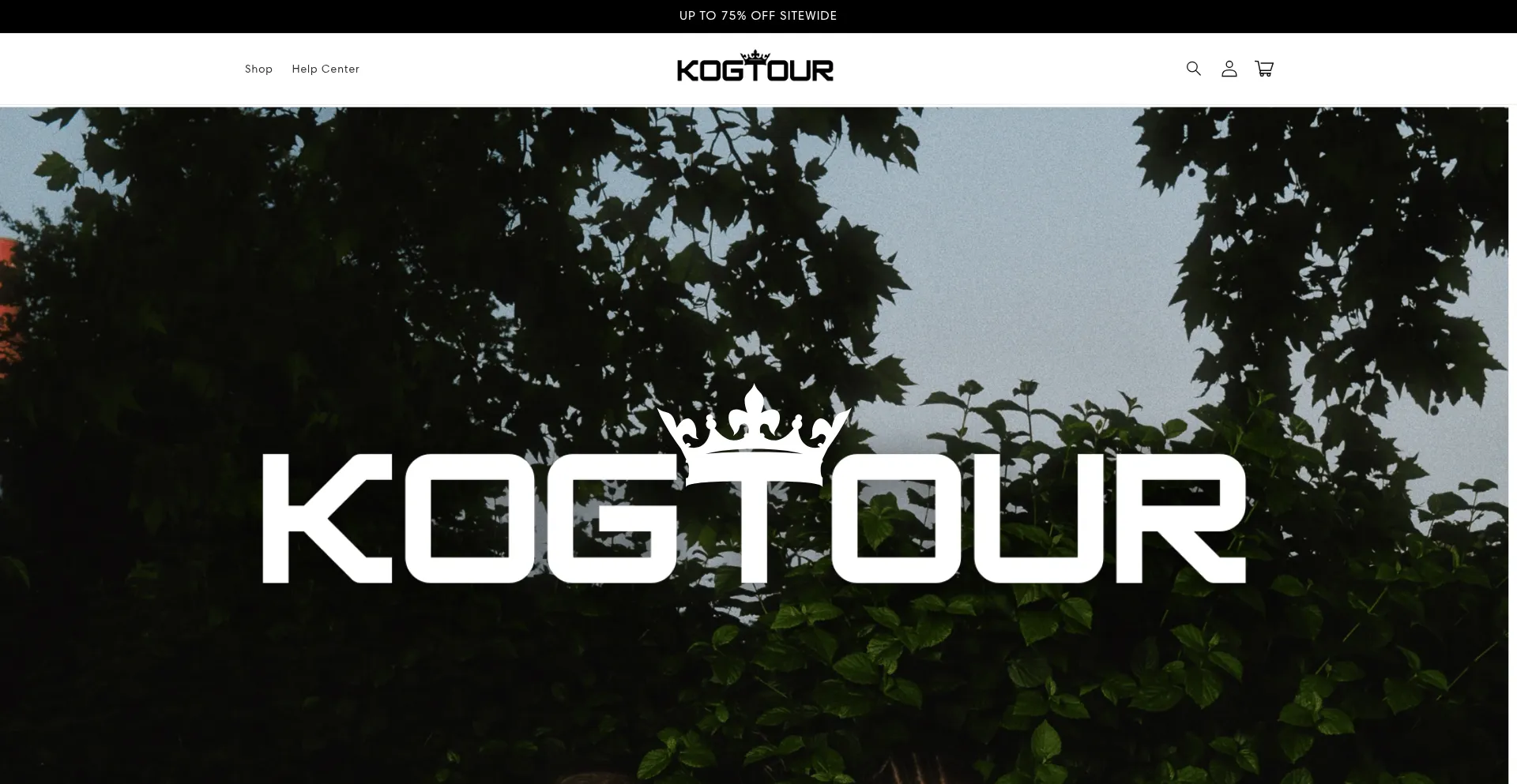 Website screenshot of Kogtour.com