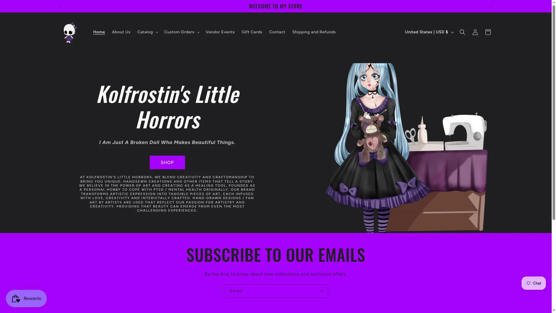 Kolfrostinslittlehorrors.com