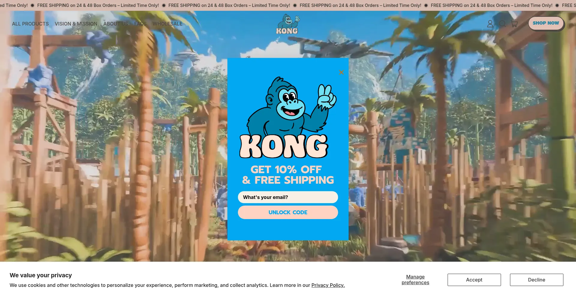 Kongrolls.com Screenshot
