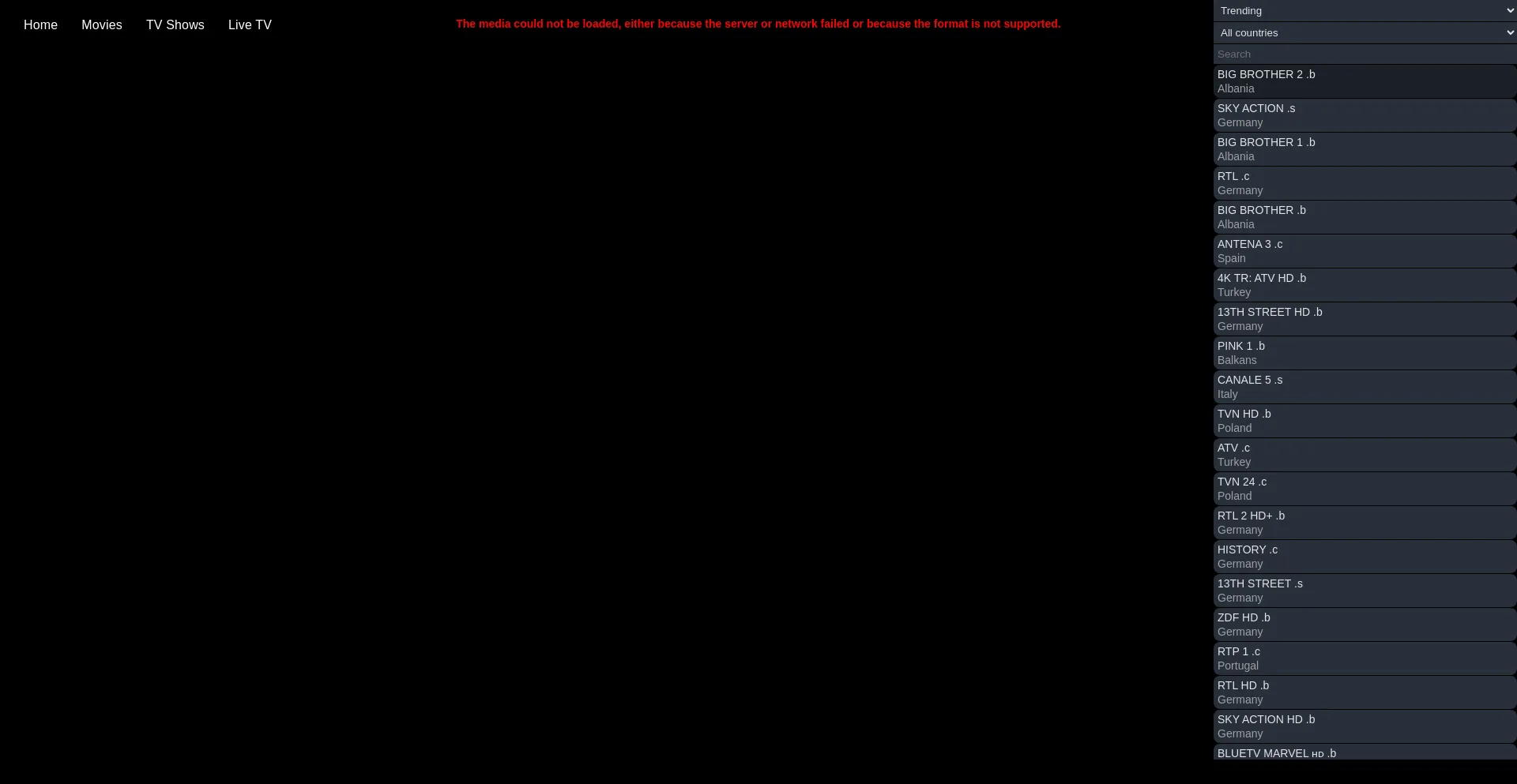 Website screenshot of Kool.to