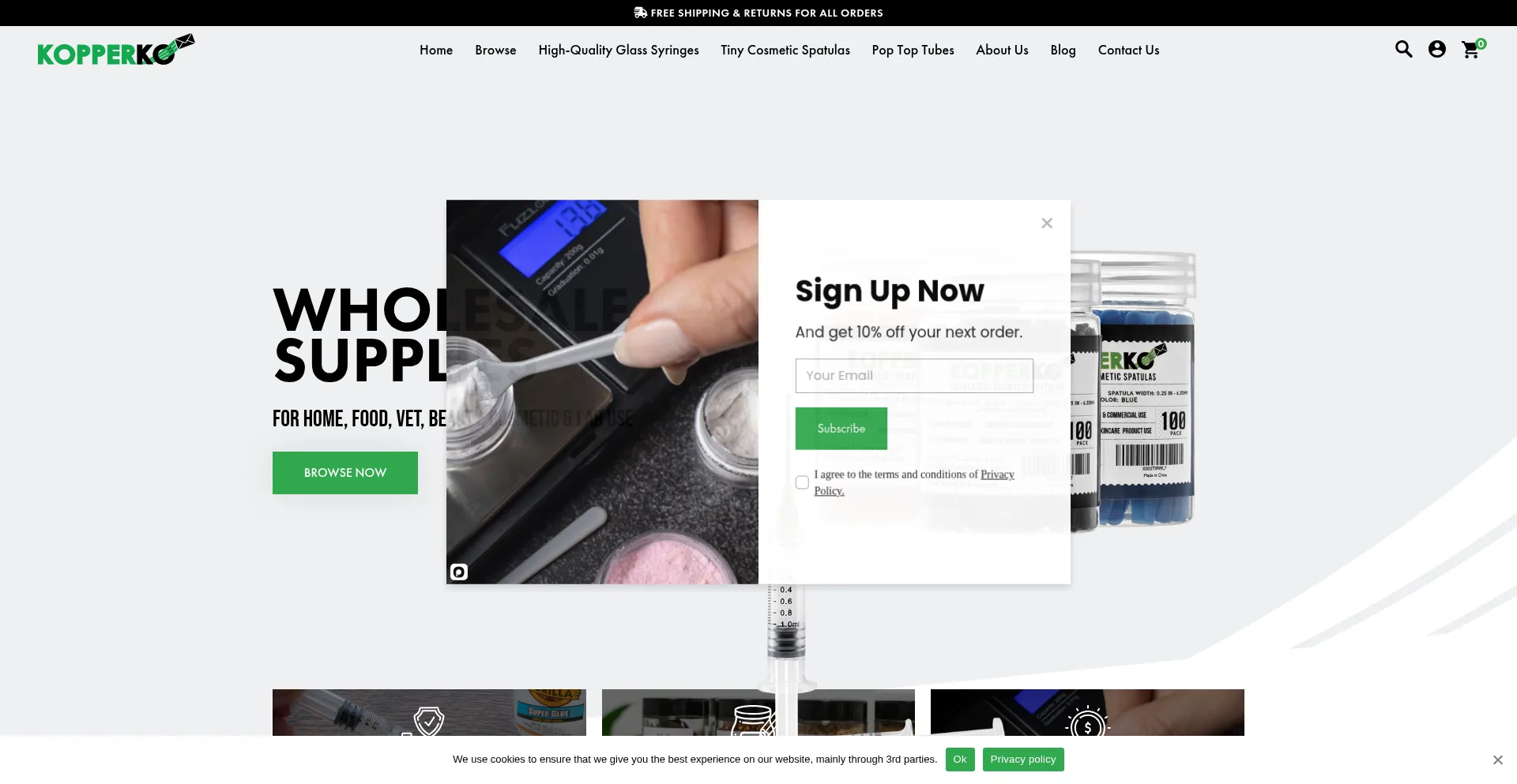 Kopperko.com Screenshot