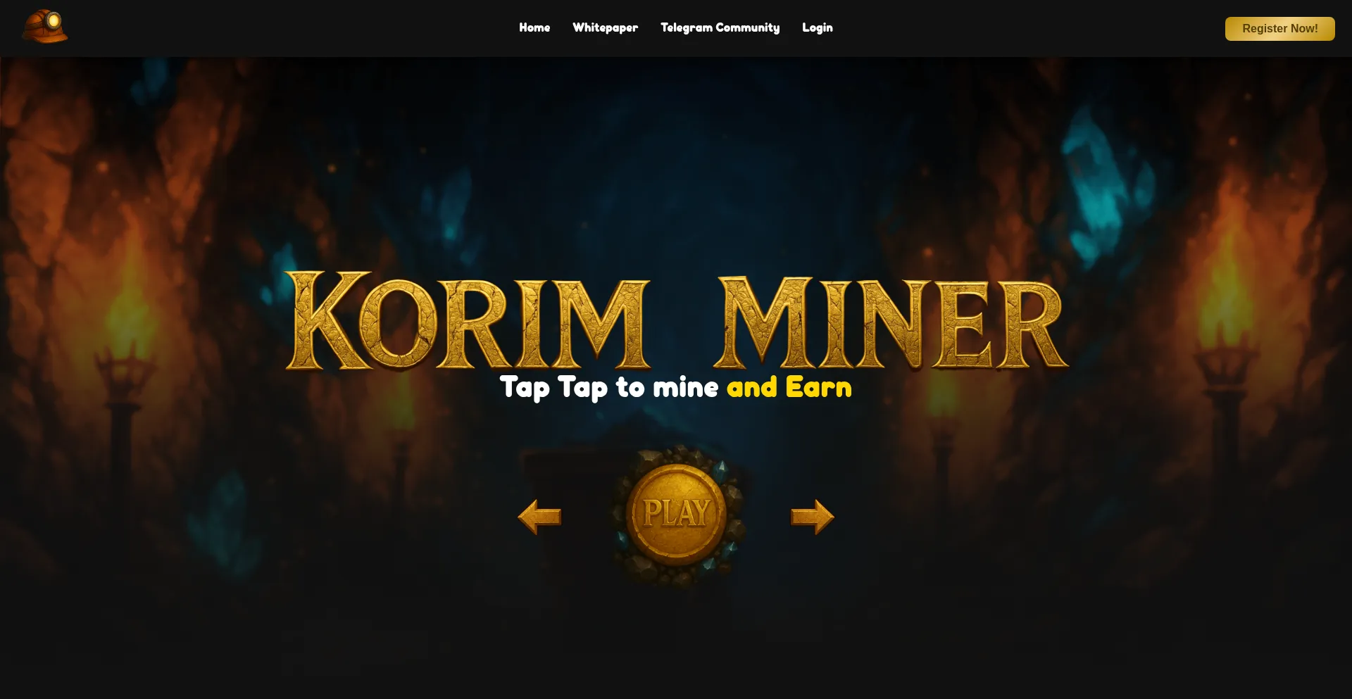Website screenshot of Korim-miner.com