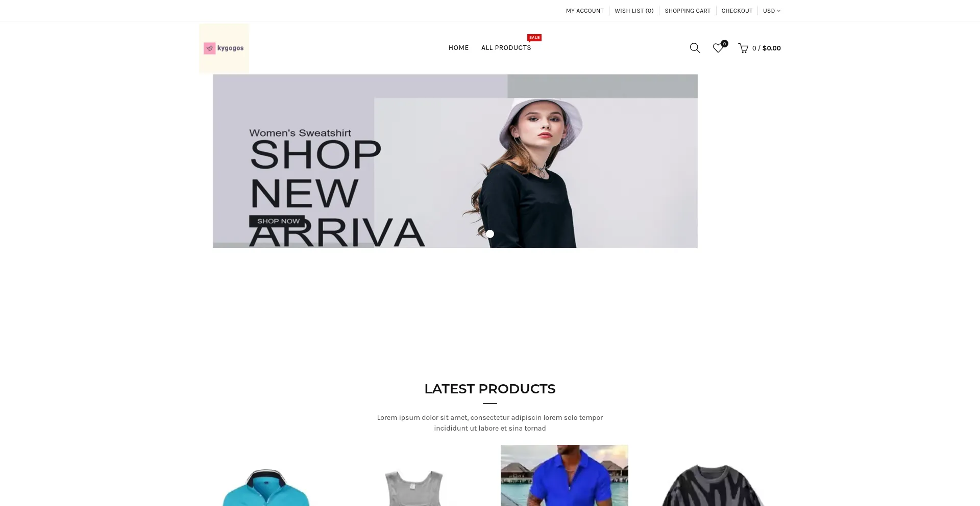 Website screenshot of Kygogos.cc