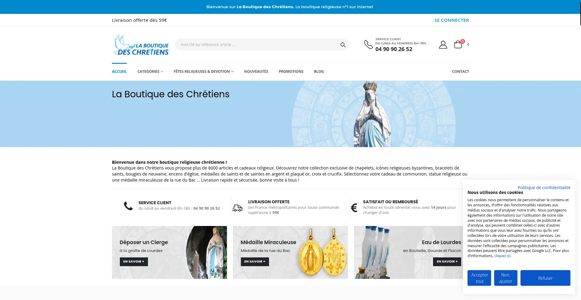Ist La-boutique-des-chretiens.com sicher und vertrauenswürdig?