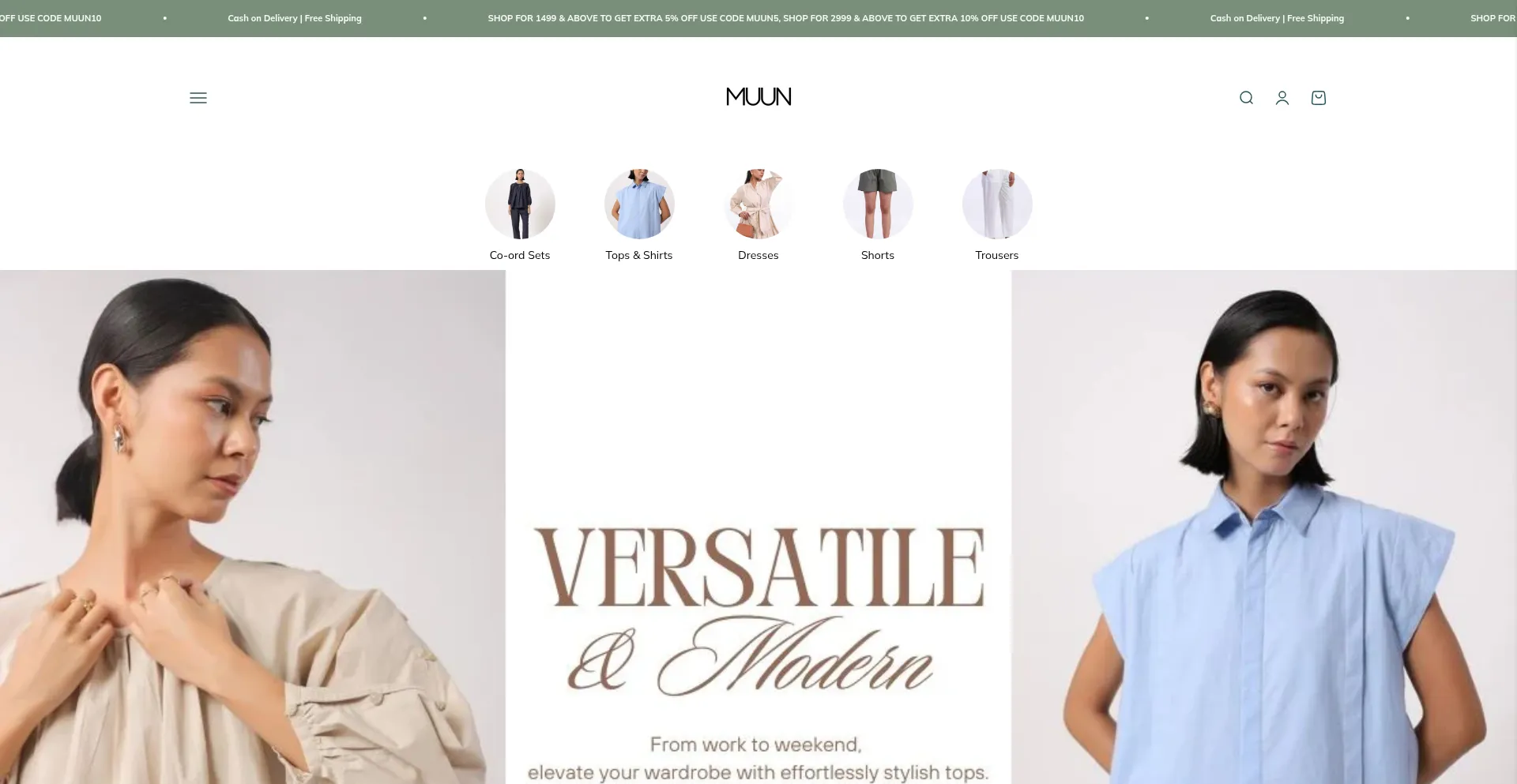 Website screenshot of Labelmuun.com