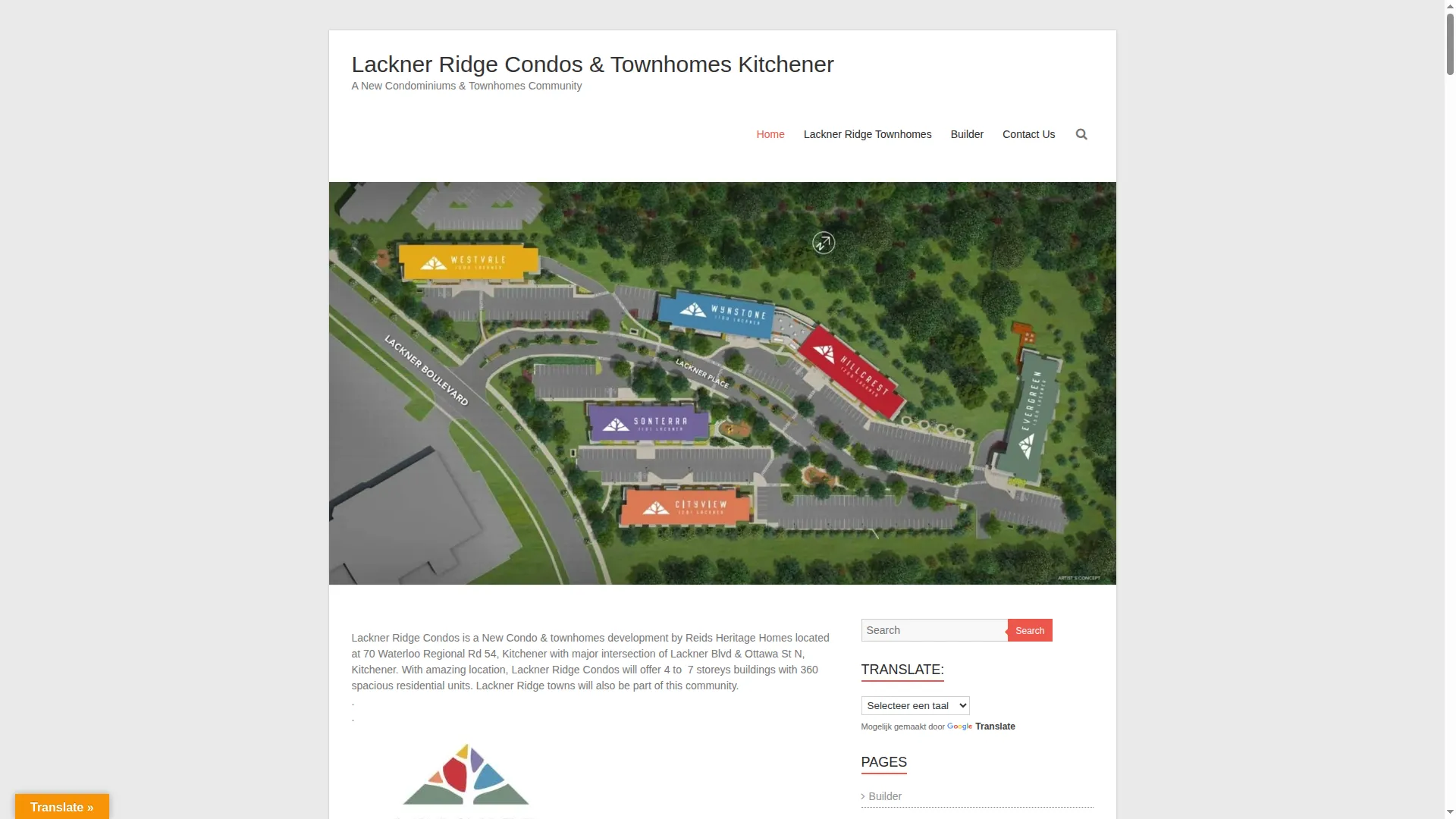 Lacknerridgecondoskitchener.ca