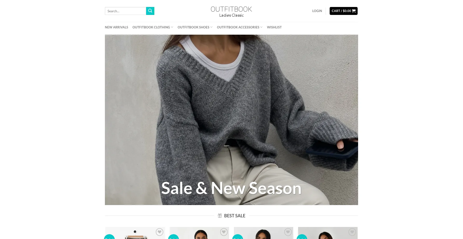 Website screenshot of Ladysclassic.com