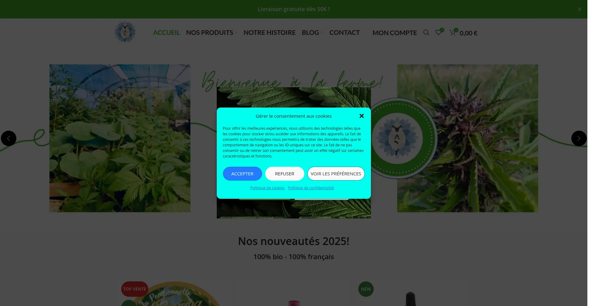 Lafermecannabio.fr