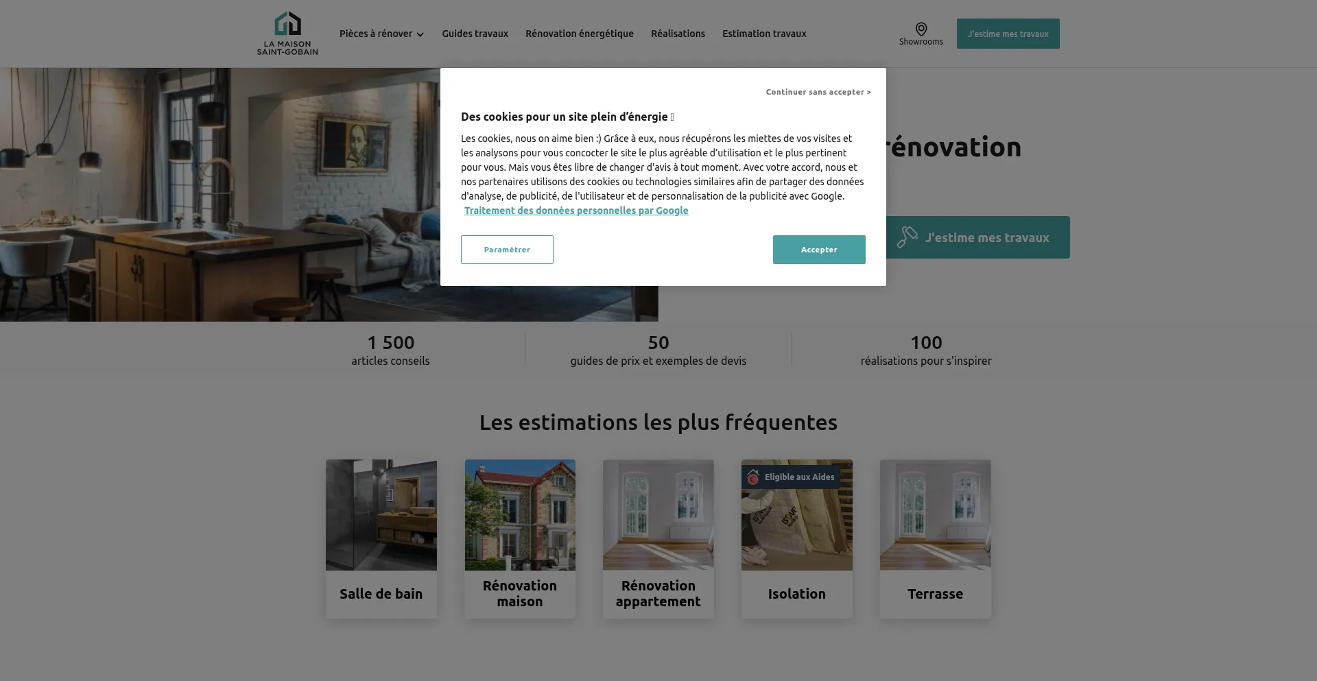 Lamaisonsaintgobain.fr Screenshot