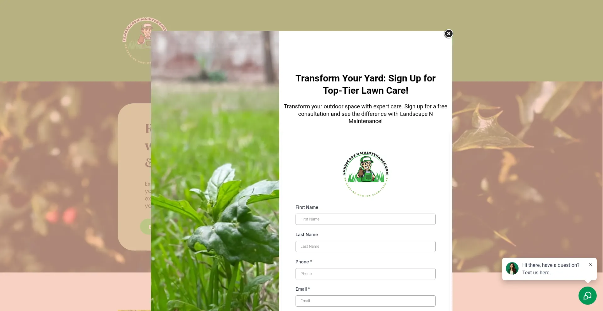 Ist Landscapenmaintenance.com sicher und vertrauenswürdig?