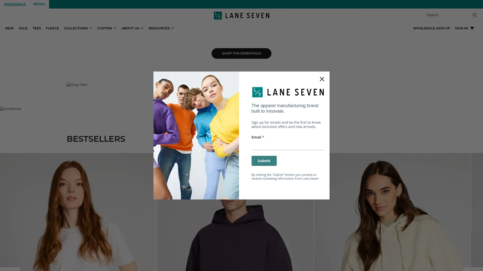 Lanesevenapparel.com