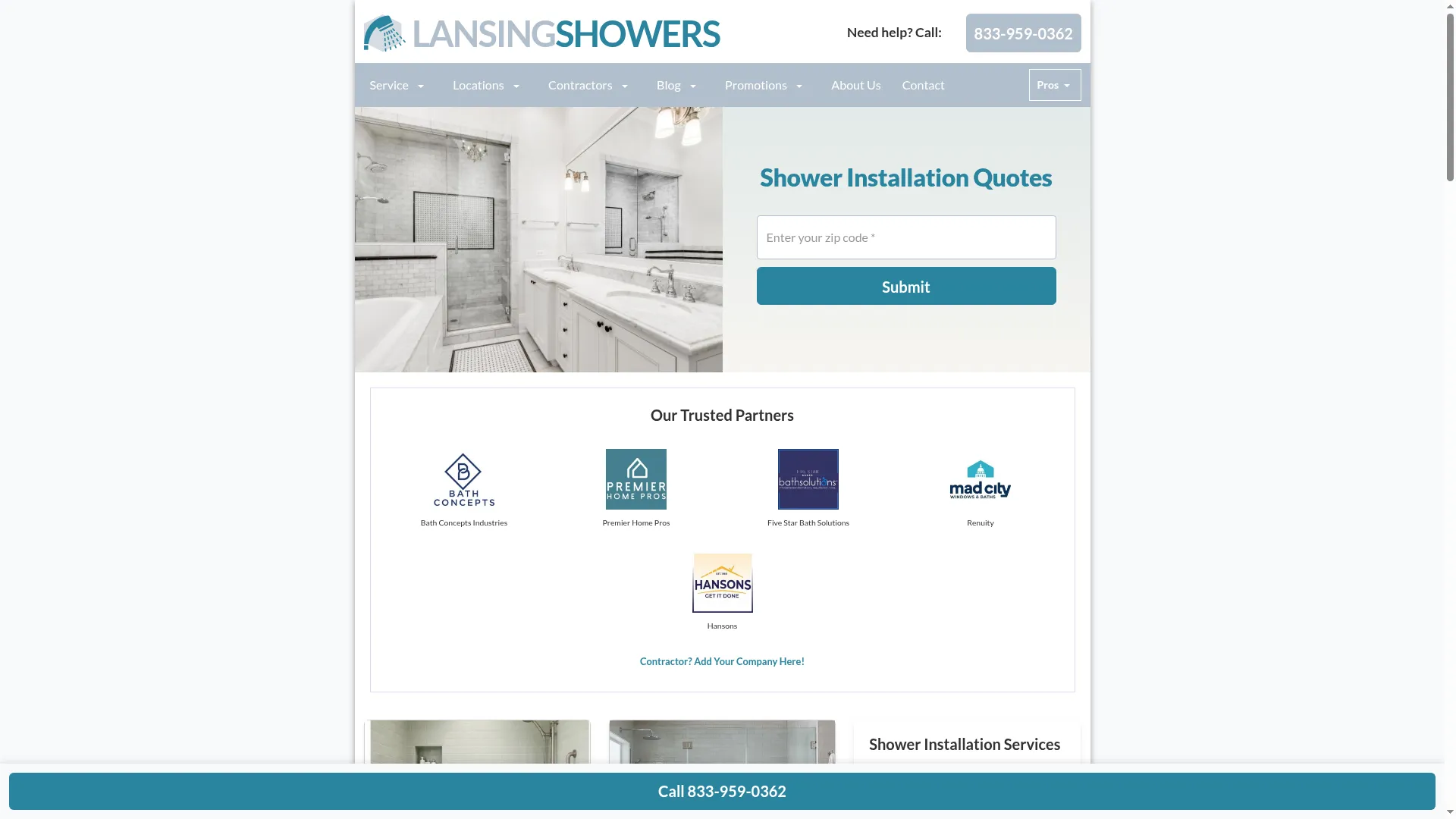 Lansingshowers.com