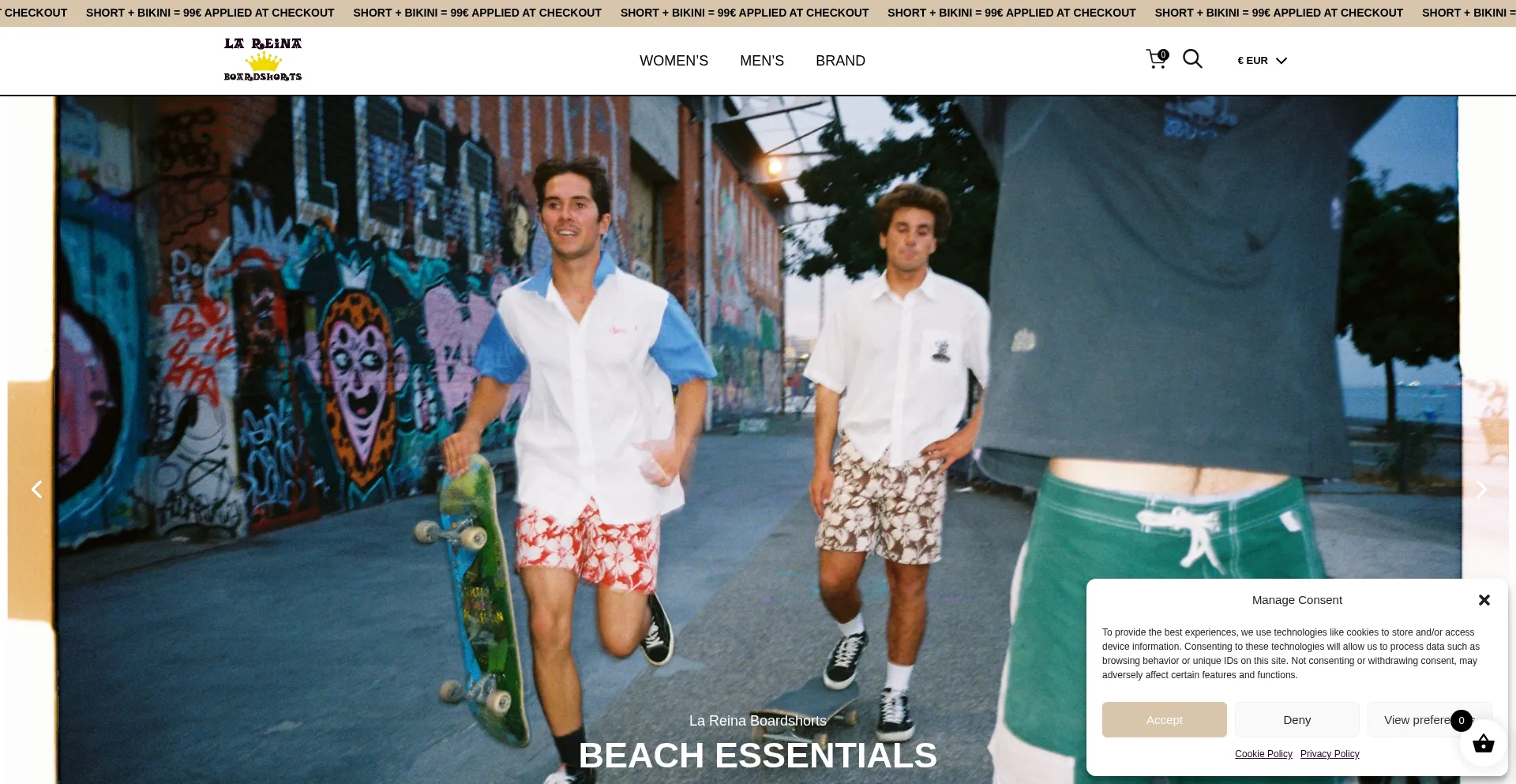 Website screenshot of Lareinalrn.com