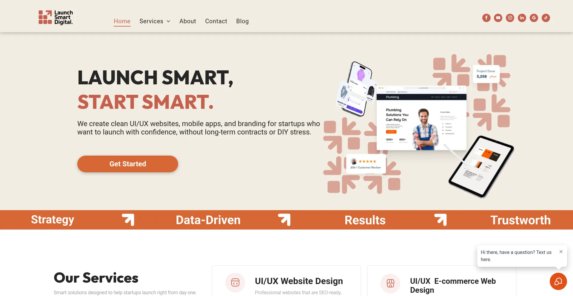 Launchsmartdigital.com Screenshot