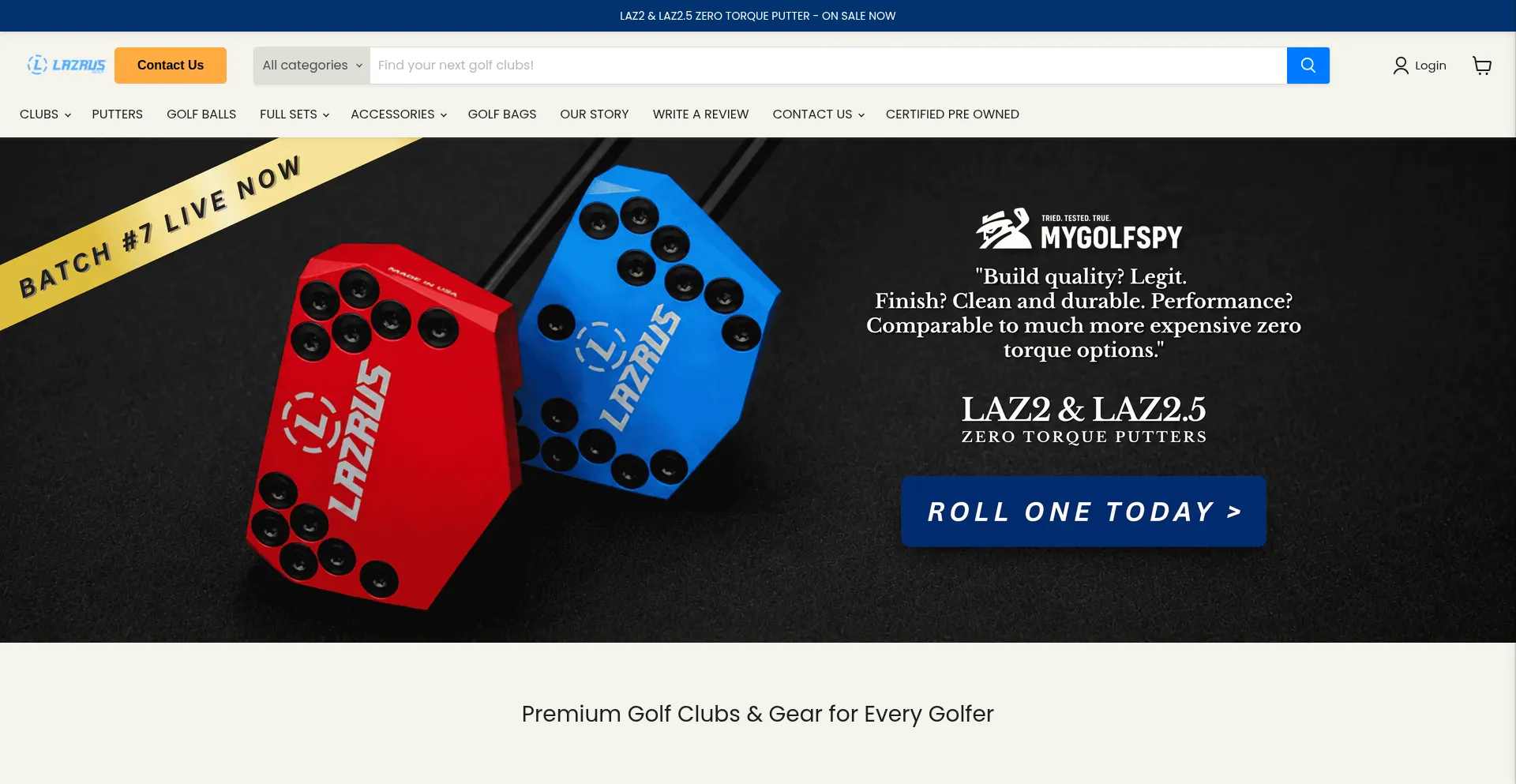 Lazrusgolf.com