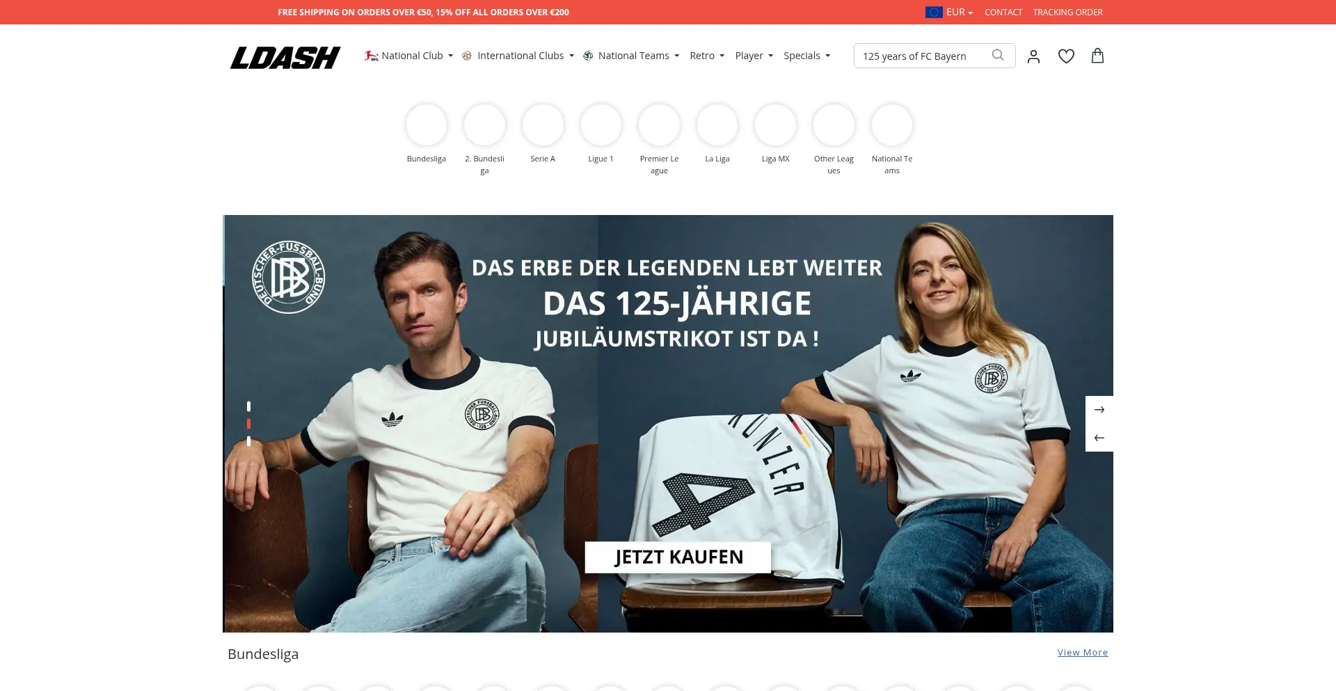 Website screenshot of Ldash.de