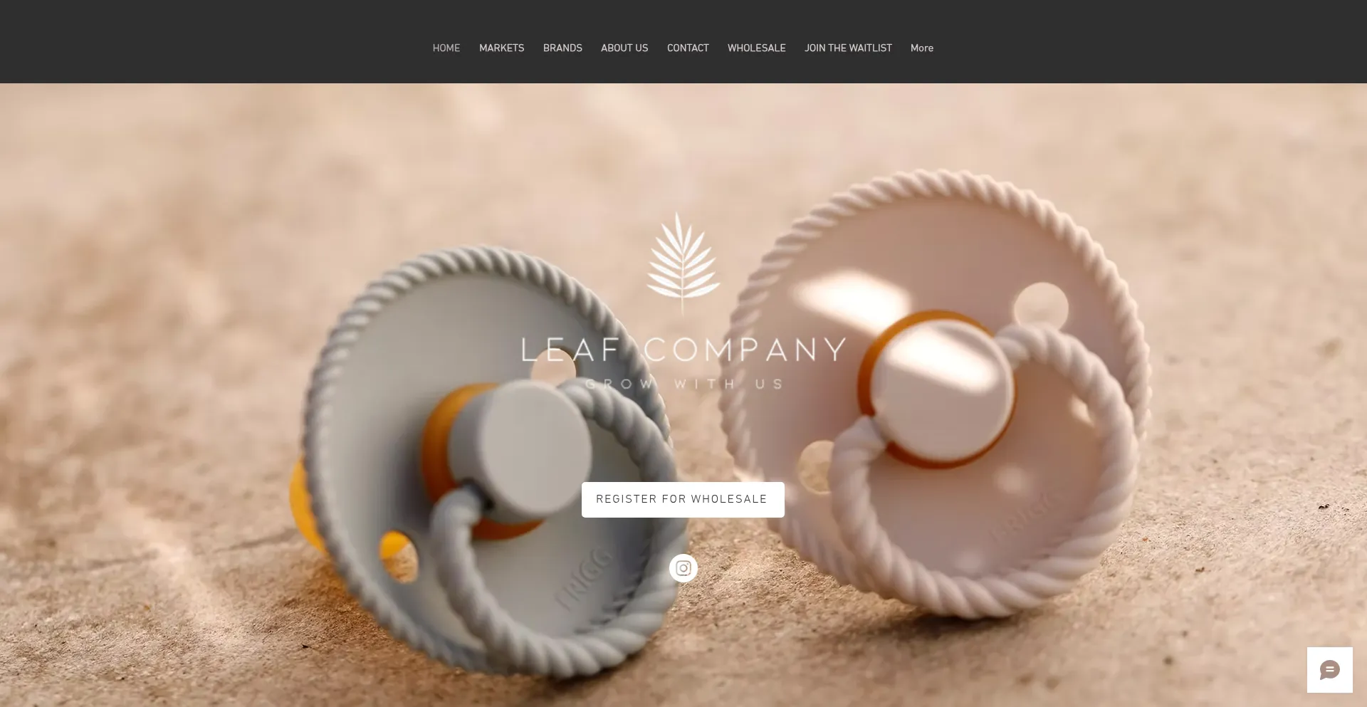 Website screenshot of Leafcompany.co