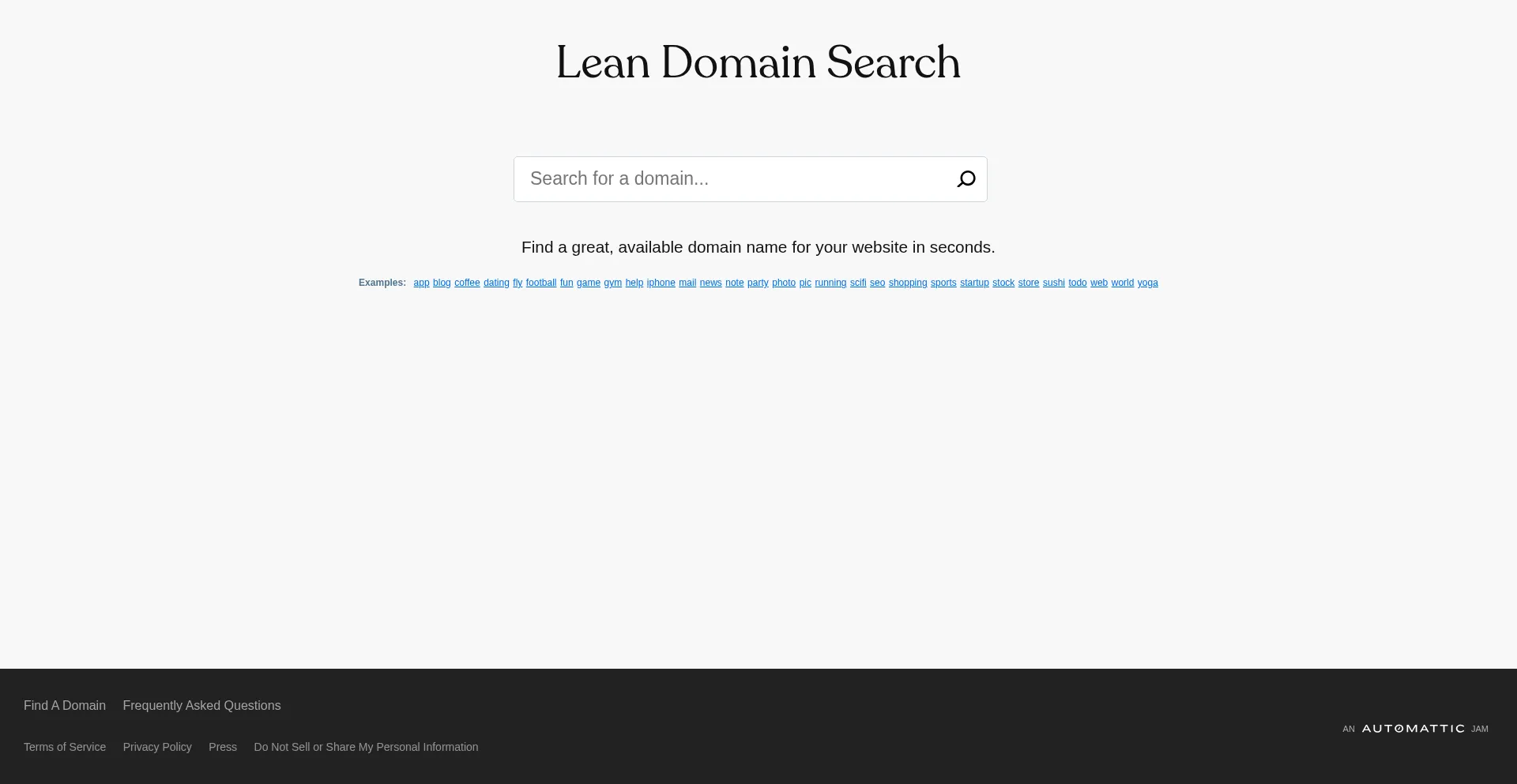 Leandomainsearch.com
