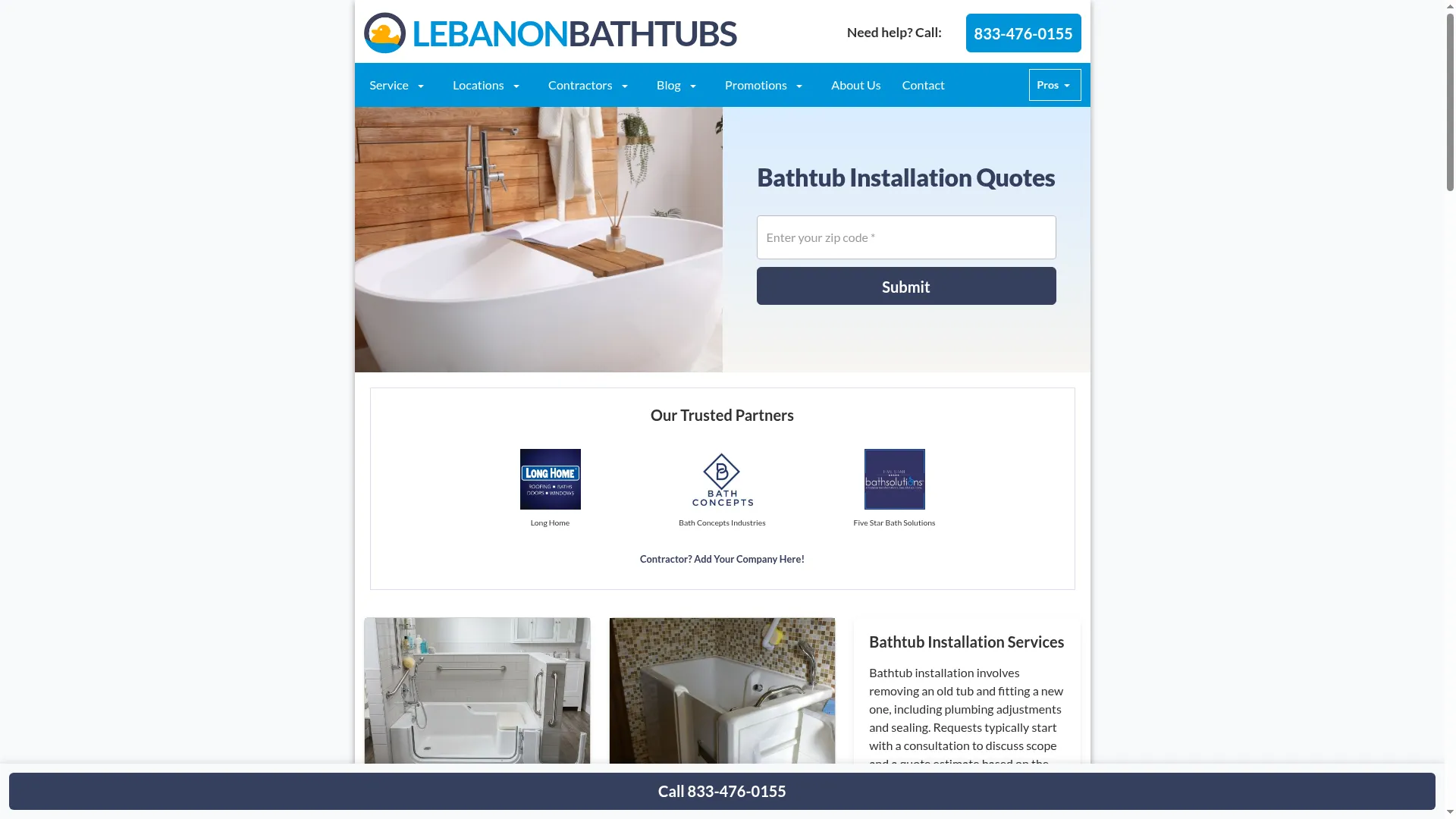 Lebanonbathtubinstallers.com
