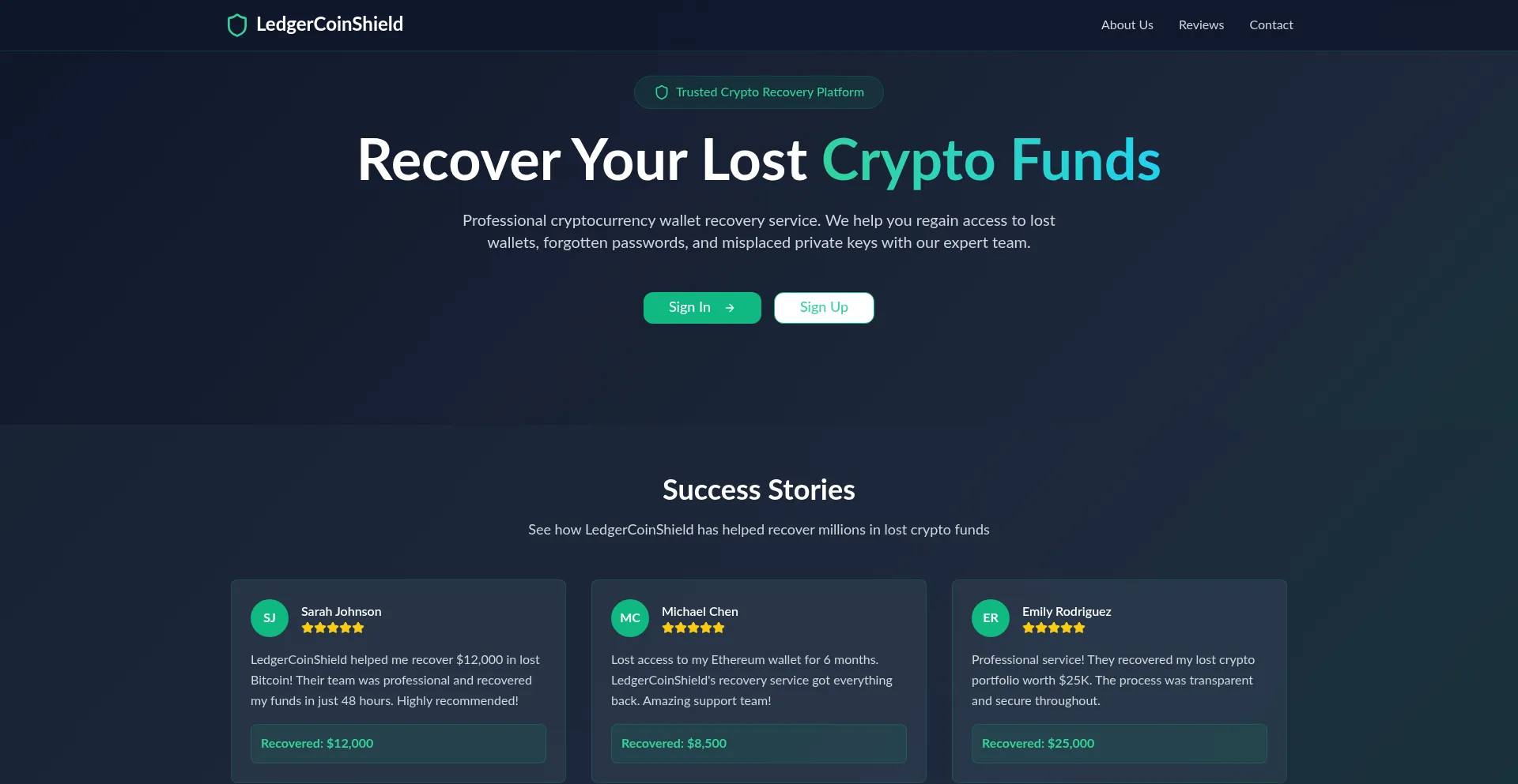 Ist Ledgercoinshield.com sicher und vertrauenswürdig?