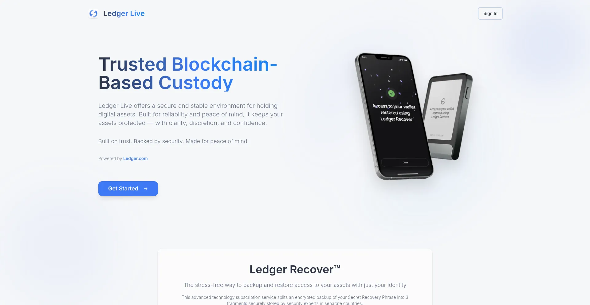 Ledgerlive.claims