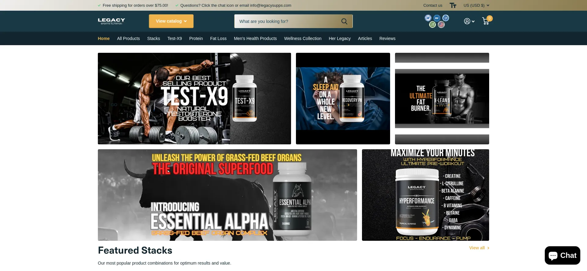 Legacysupps.com