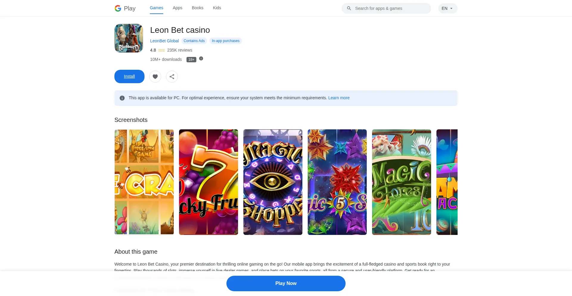 Leonbetcasino.app