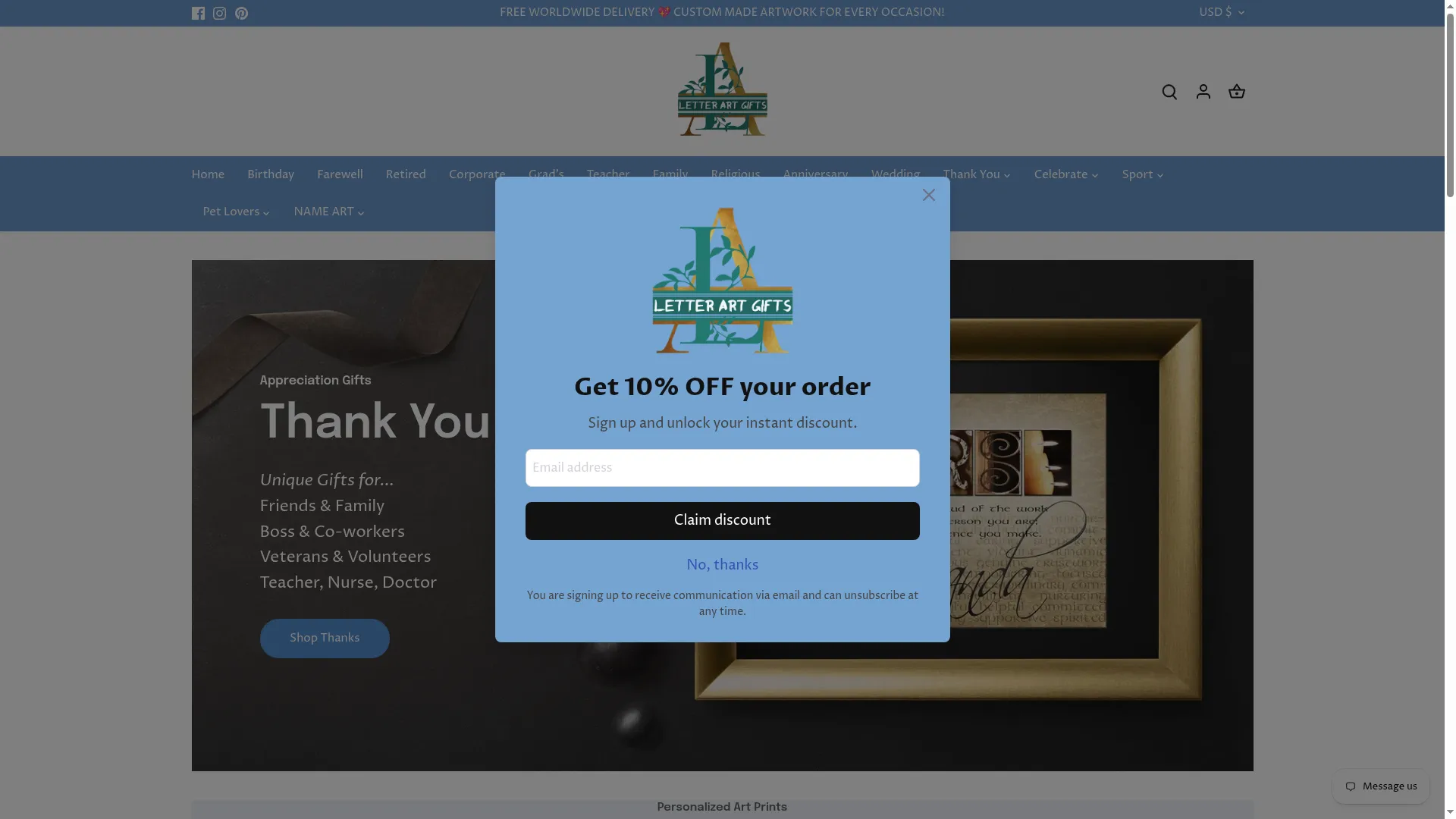 Letterartgifts.com