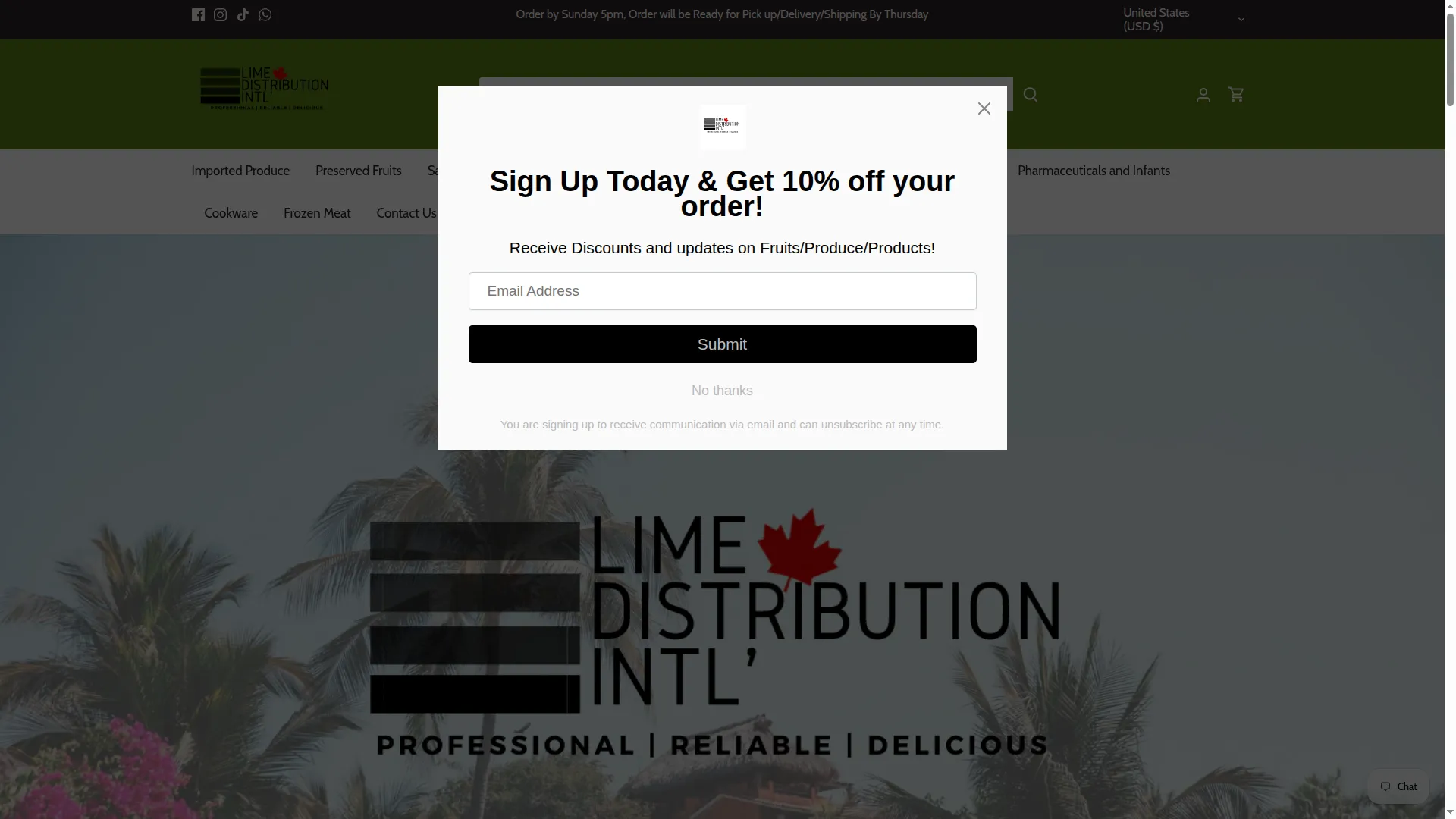 Limedistributionintl.com