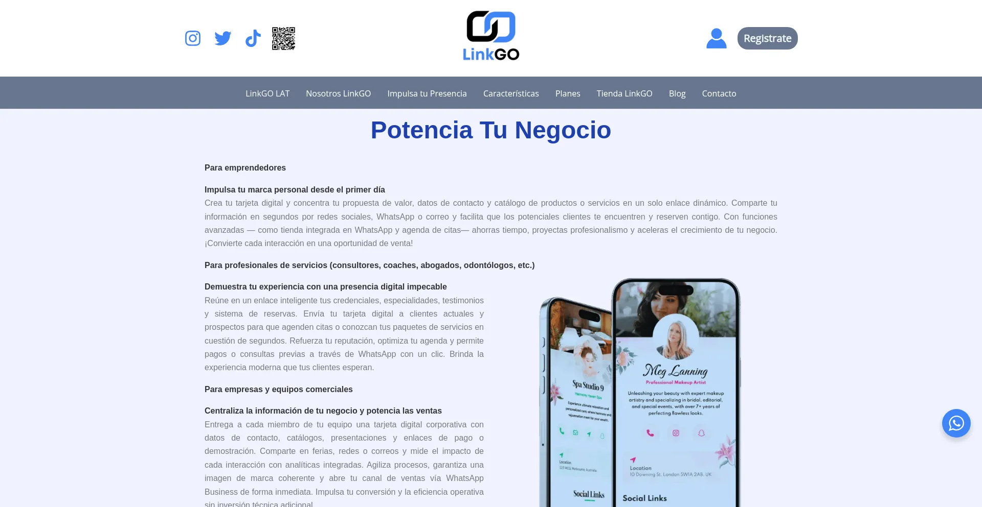 Website screenshot of Linkgolat.com