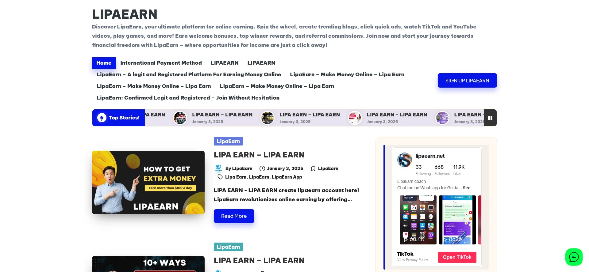 Lipaearn.net
