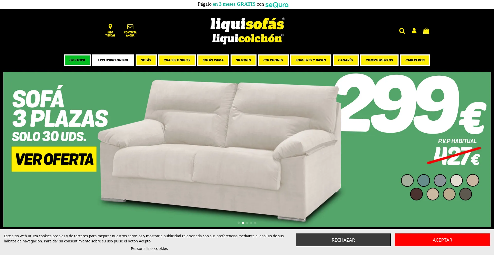 Liquisofasliquicolchon.com Screenshot
