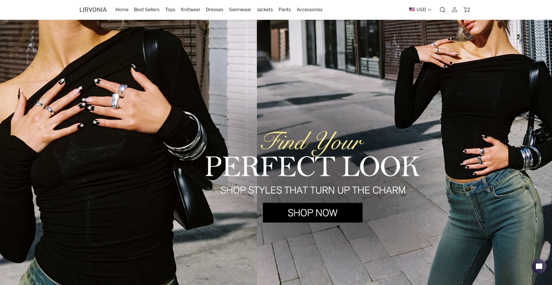 Website screenshot of Lirvonia.com